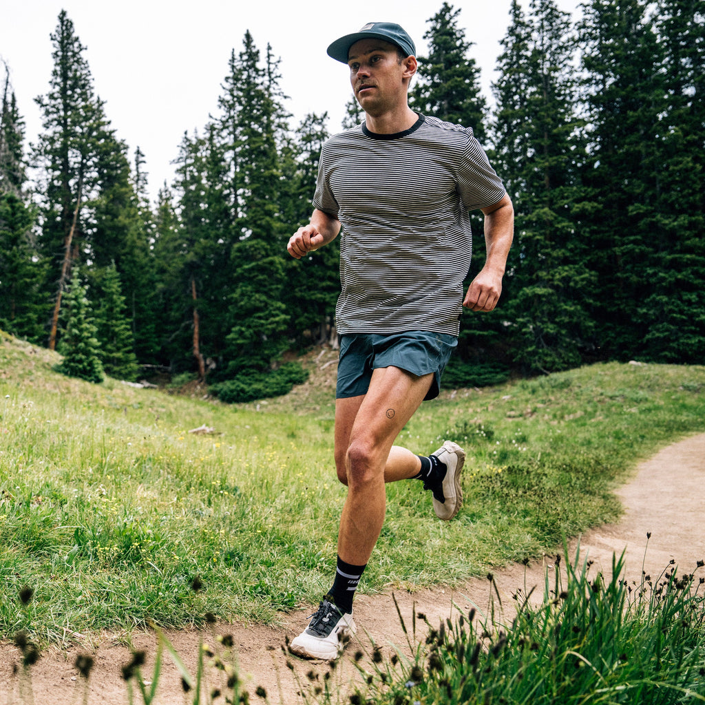 Borrego Kurzarm Active Tee - Streifen