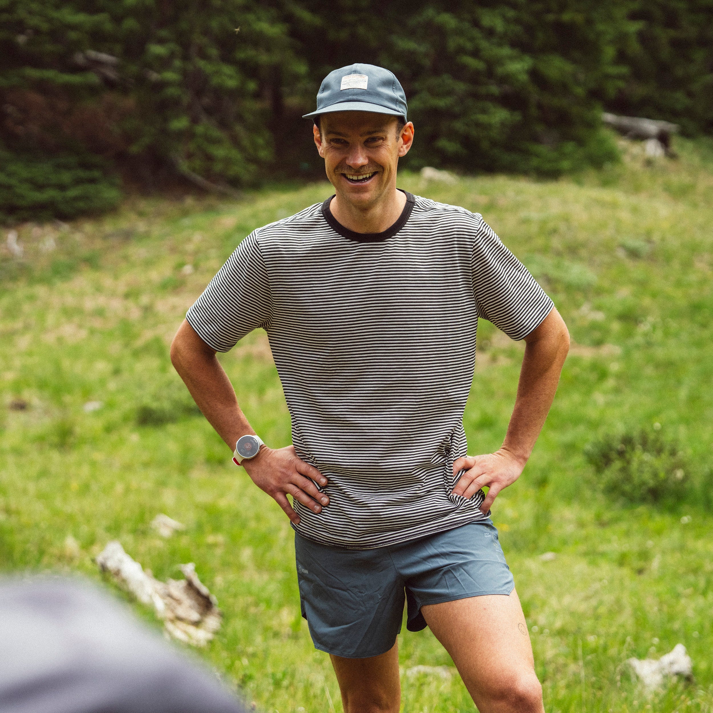 Borrego Kurzarm Active Tee - Streifen