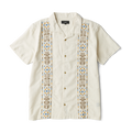 Gonzo Camp Button Up Shirt - Elfenbein