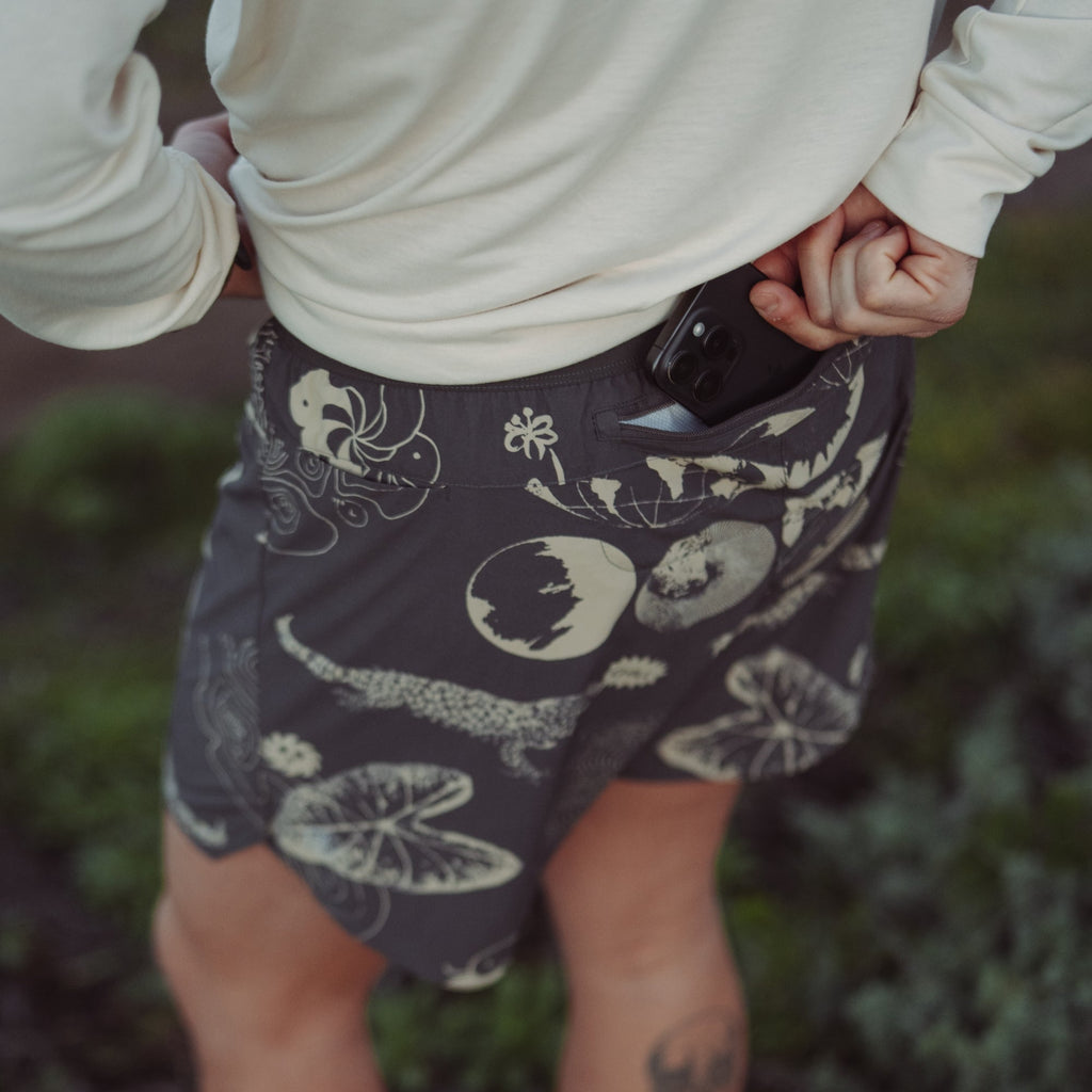 Alta 5' Shorts - Holzkohle