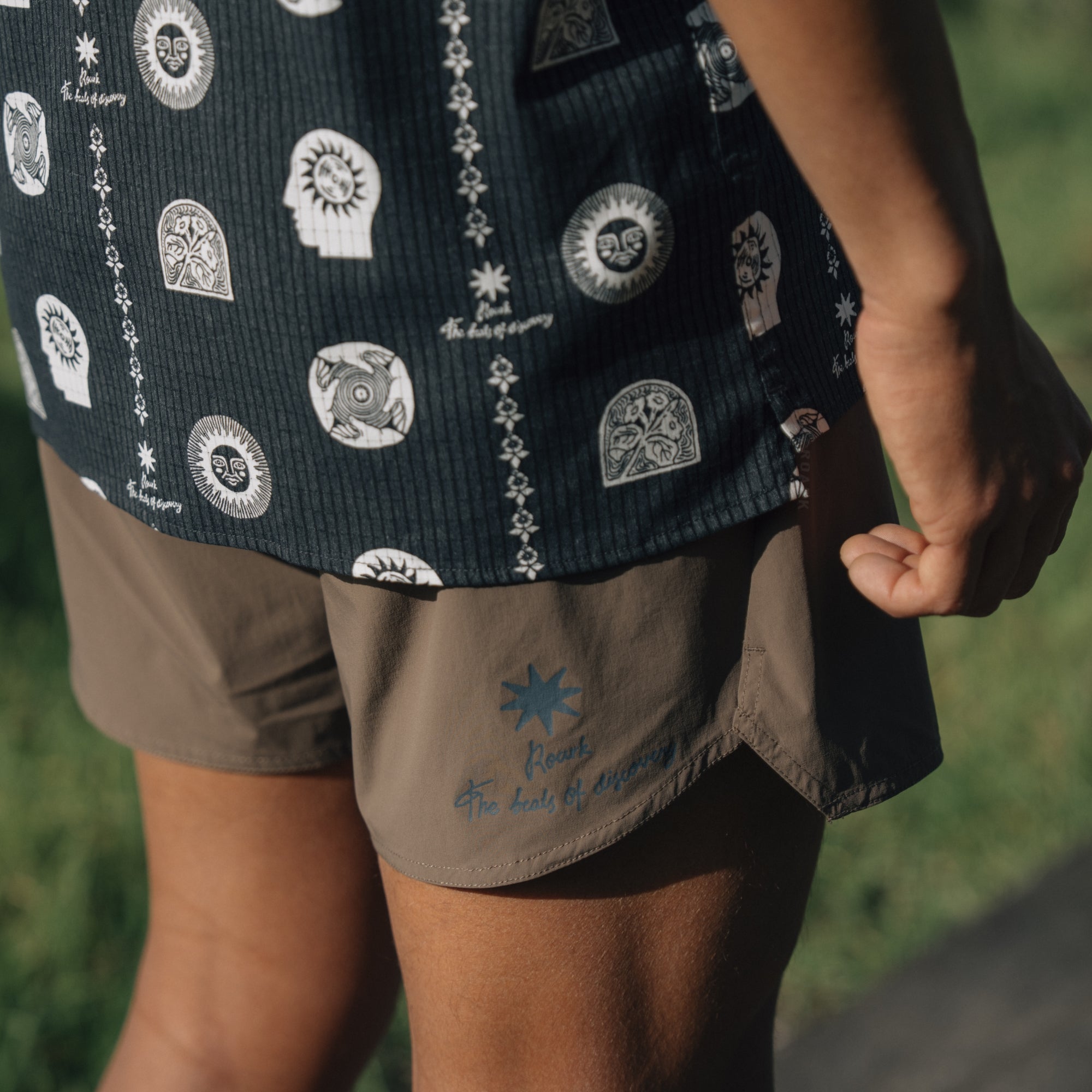 Alta 5' Shorts für Faded Braun