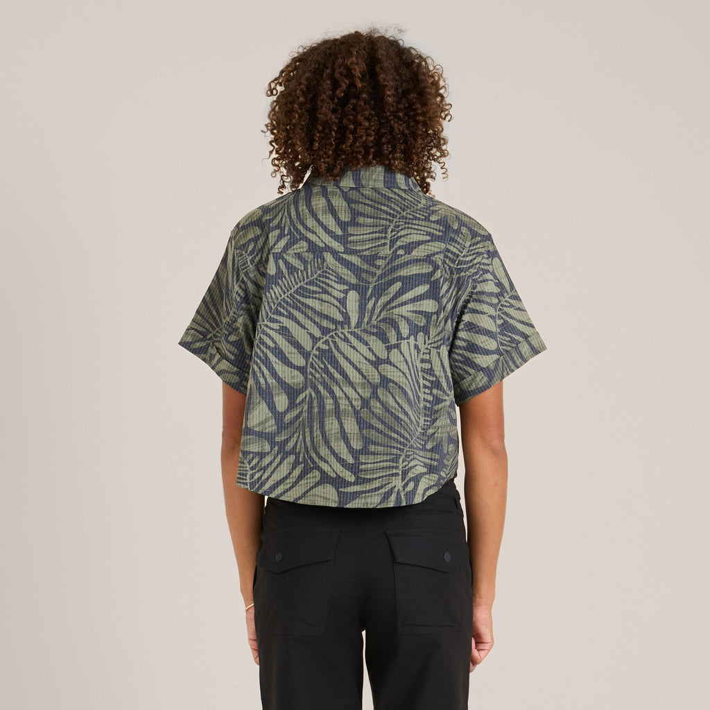 Bless Up Kurz geschnitten Button Up Shirt für Dark Military