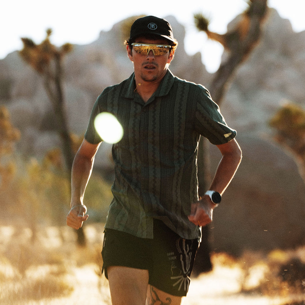 Bless Up Trail Button Up Shirt von Sage Grün Stripe