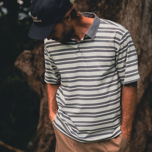 Bless Up Breathable Stretch Polo Shirt - Neptun (Deutsche Ausgabe)