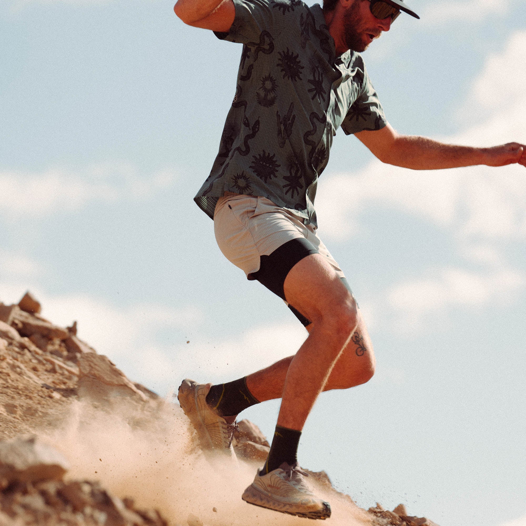 Bless Up Trail Button Up Shirt - Wald