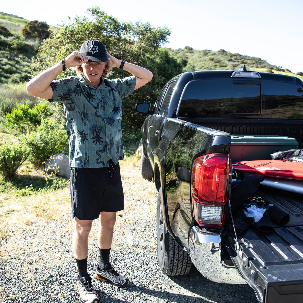 Bless Up Trail Button Up Shirt - Wald