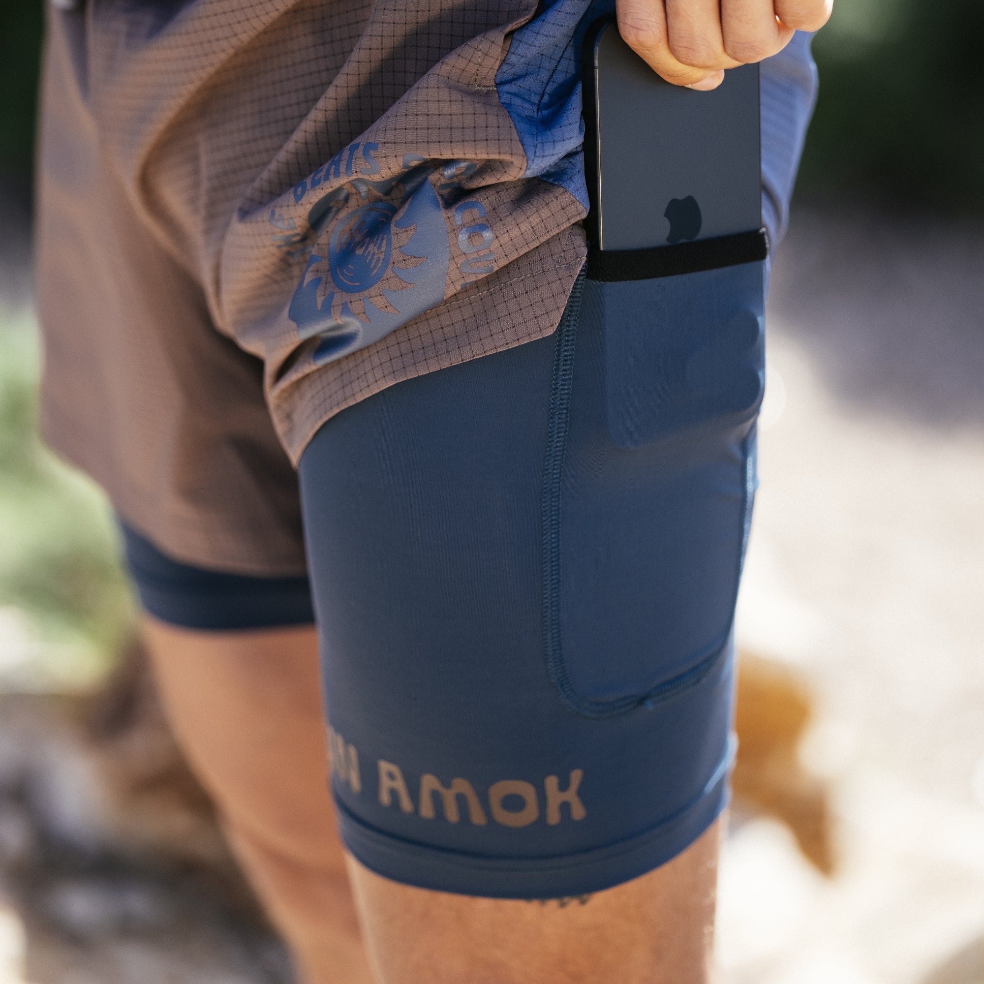Bommer 3.5' Shorts für Faded Braun