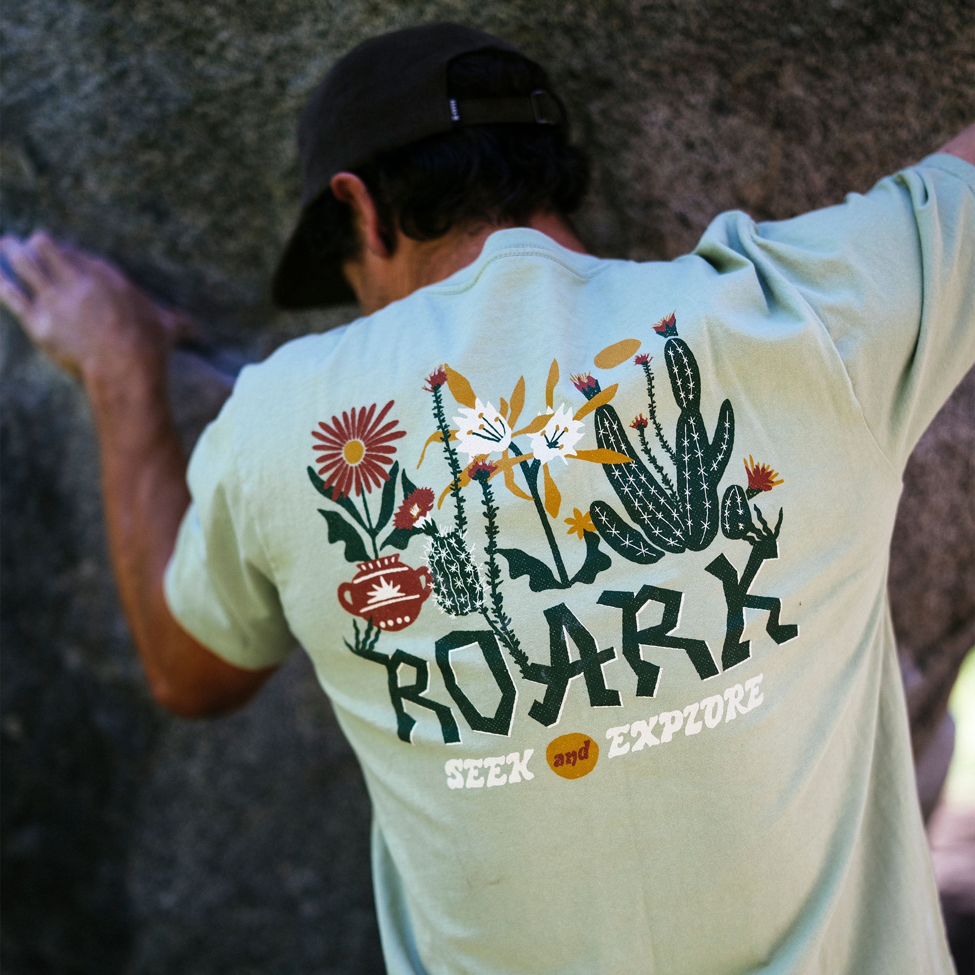Cactus Garden Premium-T-Shirt - Seafoam