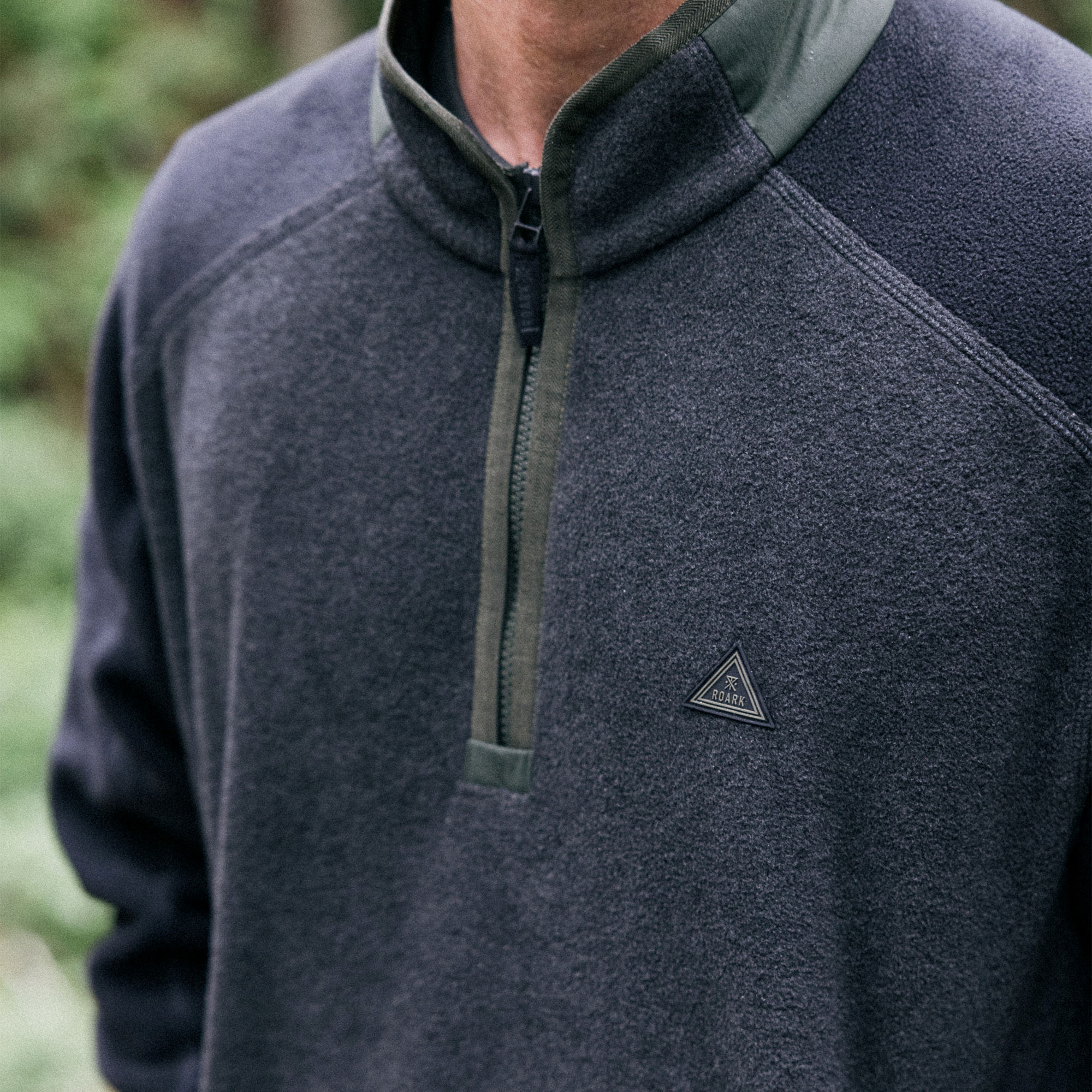Campover Fleece Mock Half-zip - Onyx