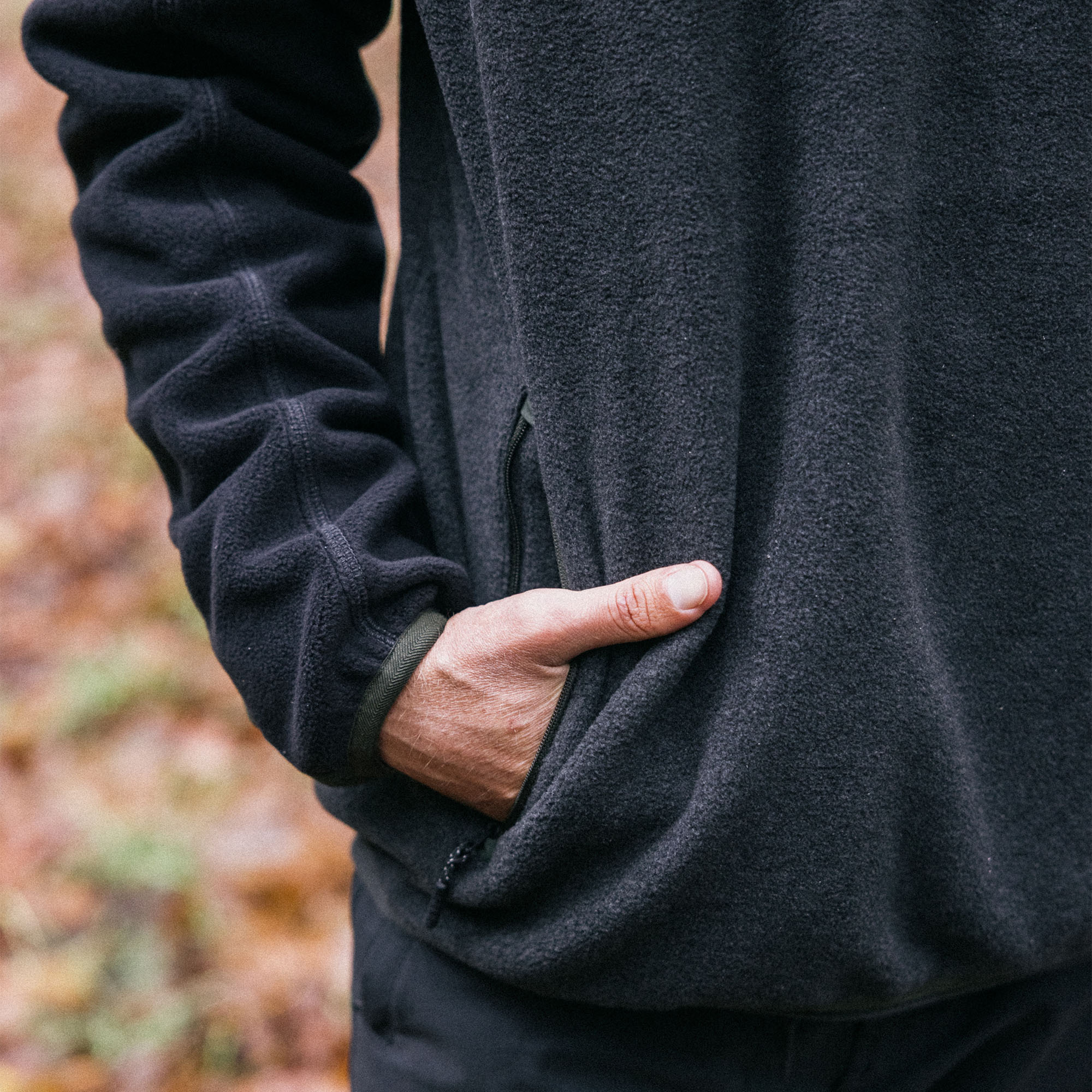 Campover Fleece Mock Half-zip - Onyx