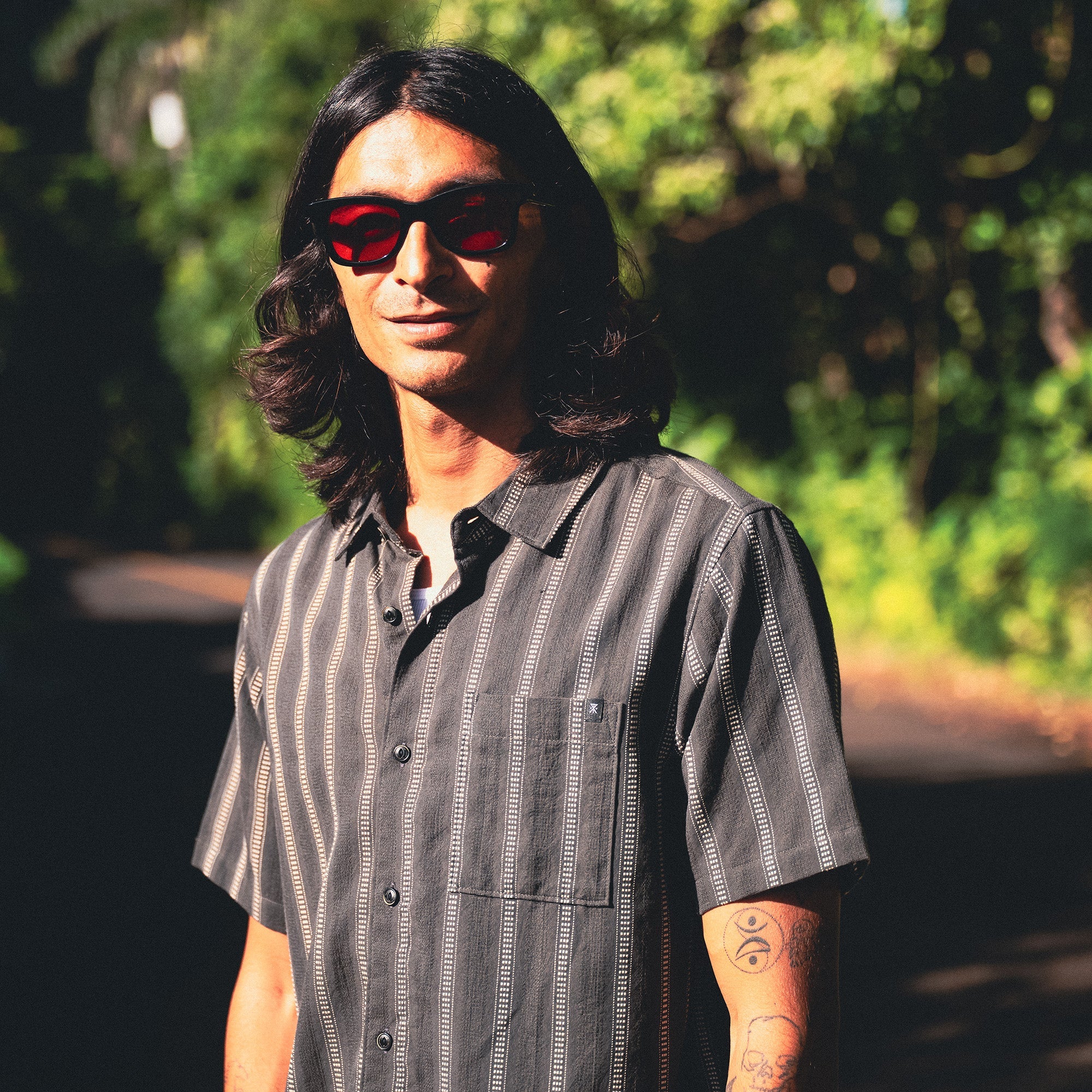 Crosswinds Button Up Shirt - Onyx