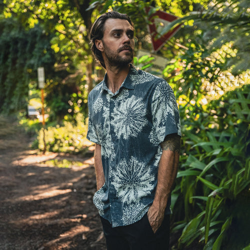 Bless Up Atmungsaktives Stretch-Shirt - Marine Pukpulko