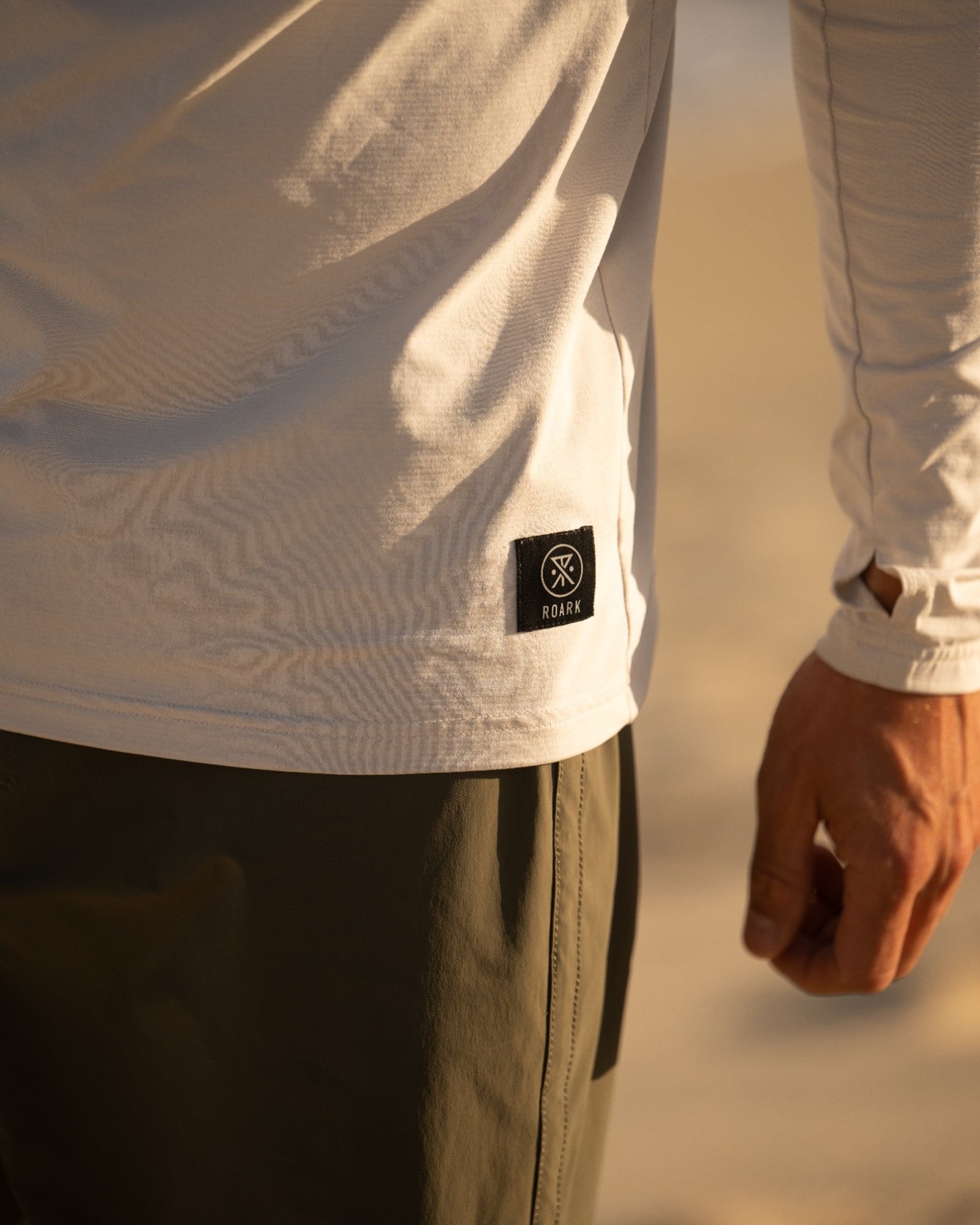 Venture UPF Kapuzenpullover - Cremeweiß