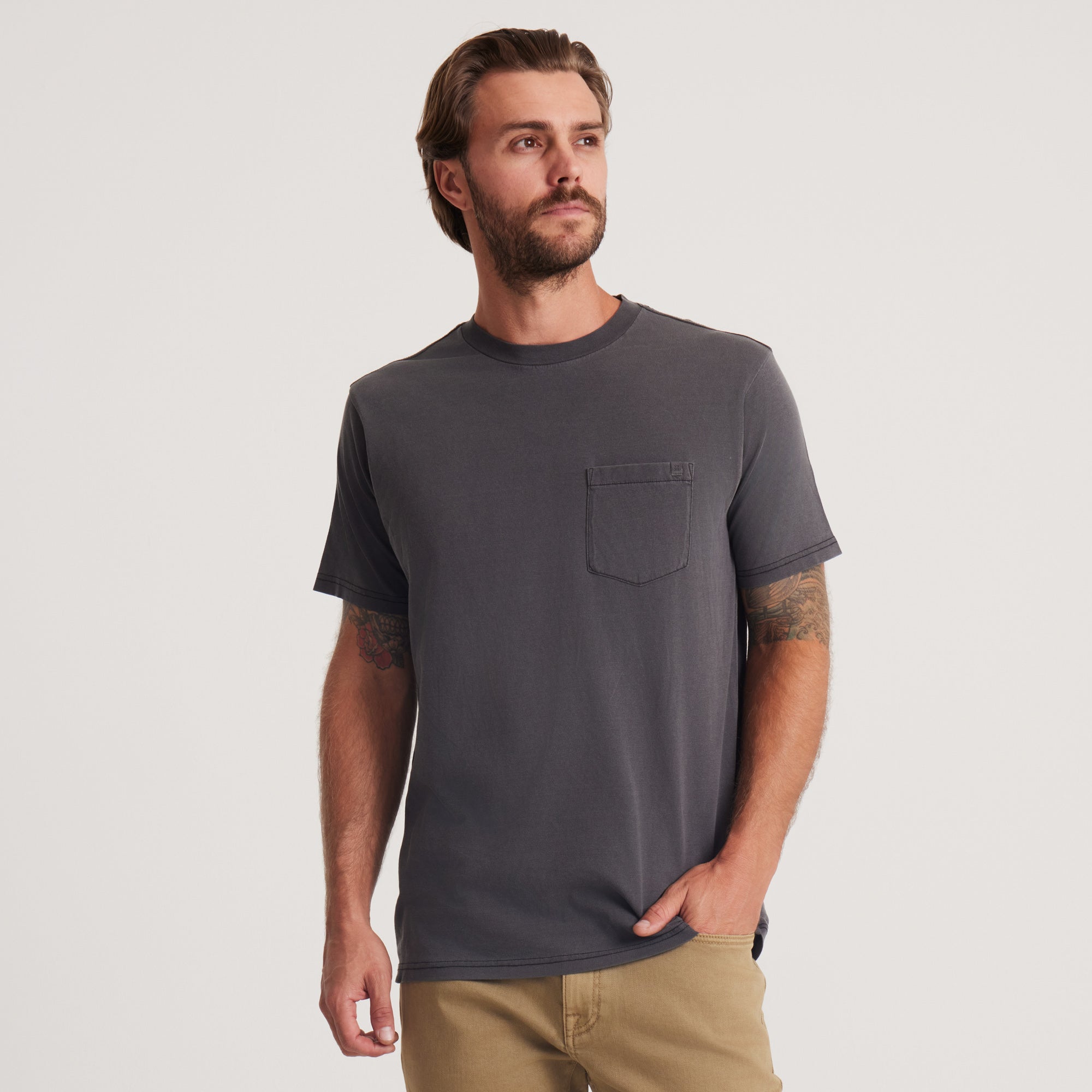 Made To Fade Kurzarm Tee - Washed Schwarz (Deutsche Ausgabe)