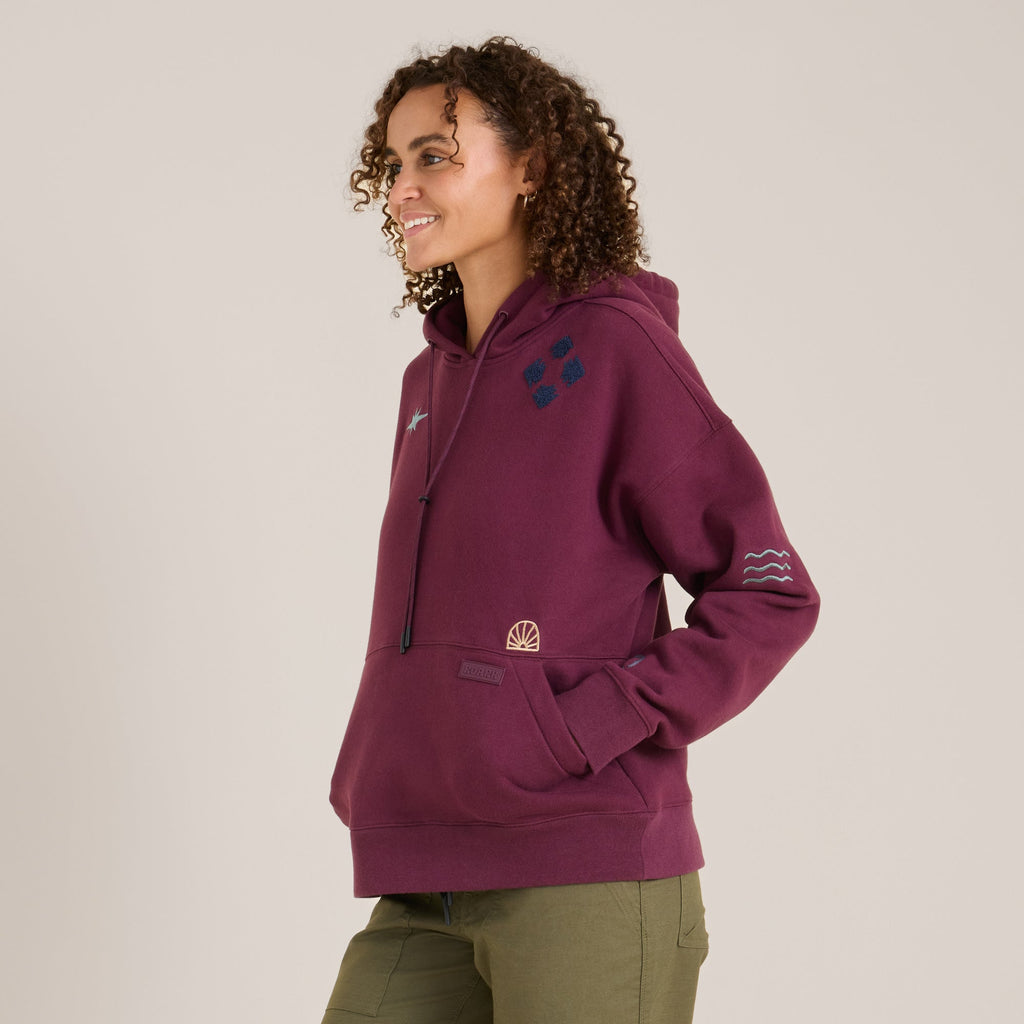 Hiker Kapuzenpullover — Blackberry