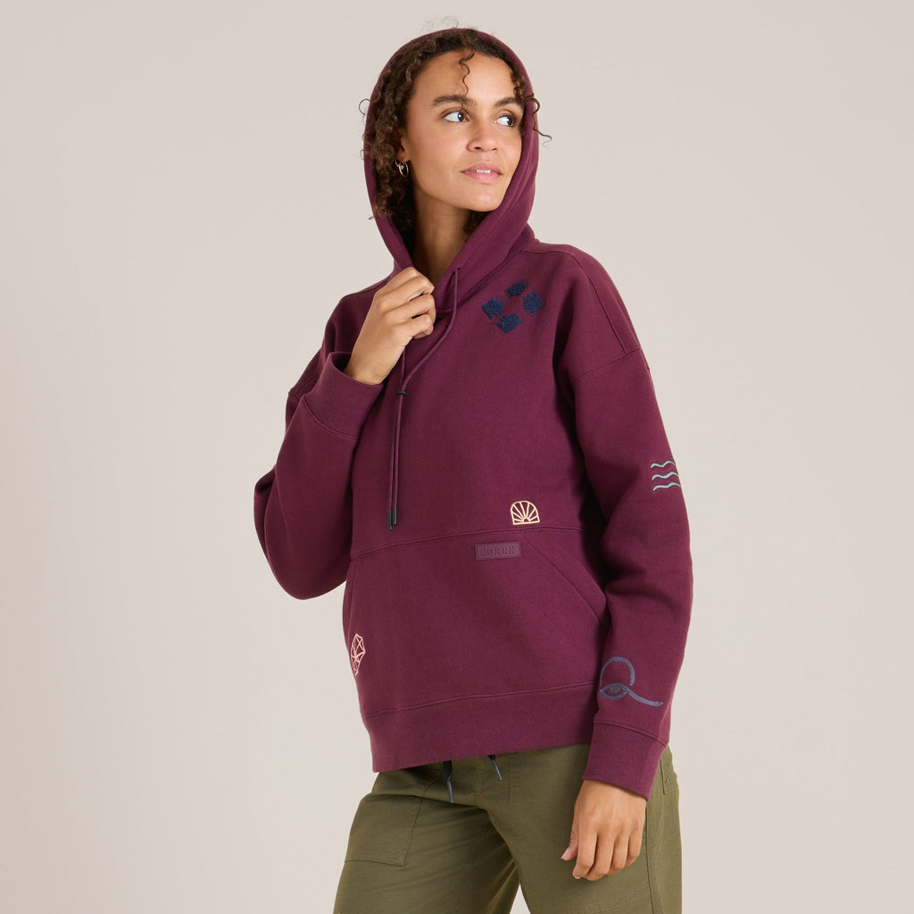 Hiker Kapuzenpullover — Blackberry