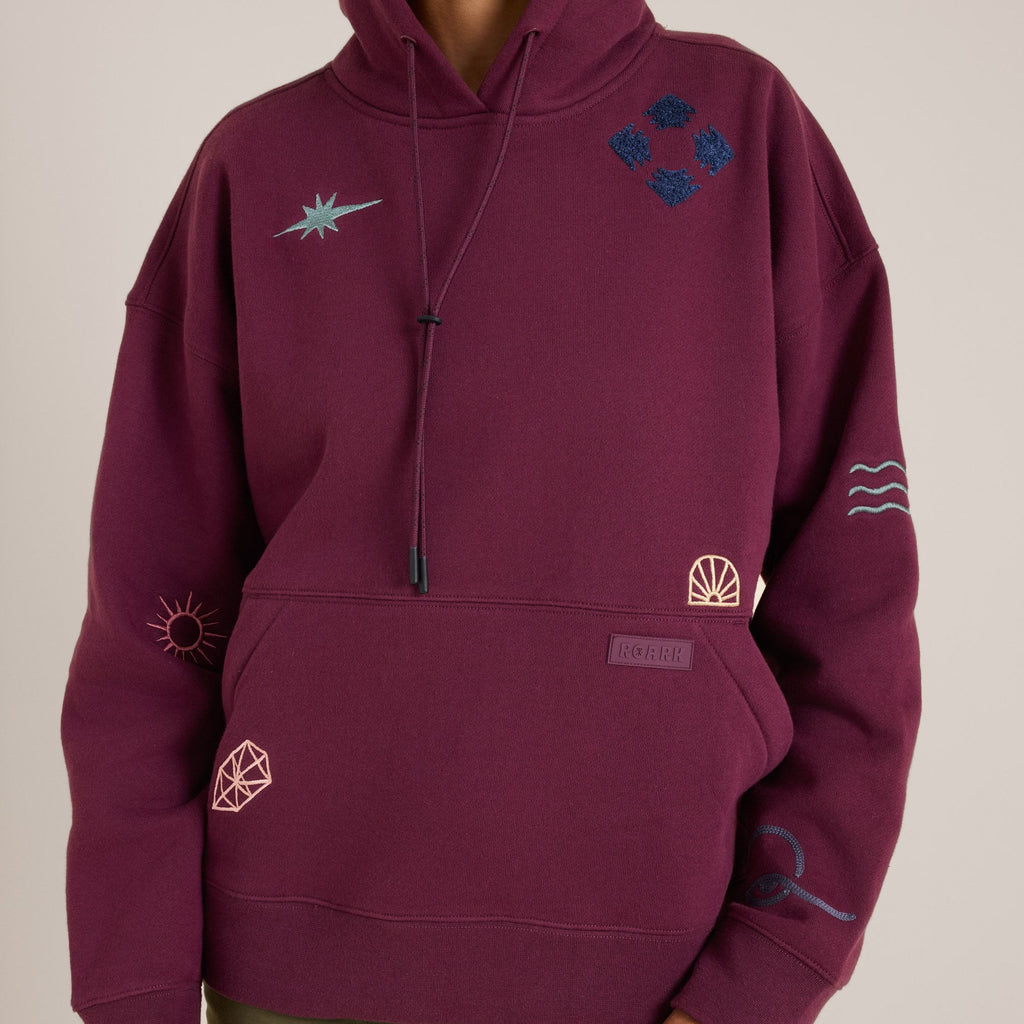 Hiker Kapuzenpullover — Blackberry