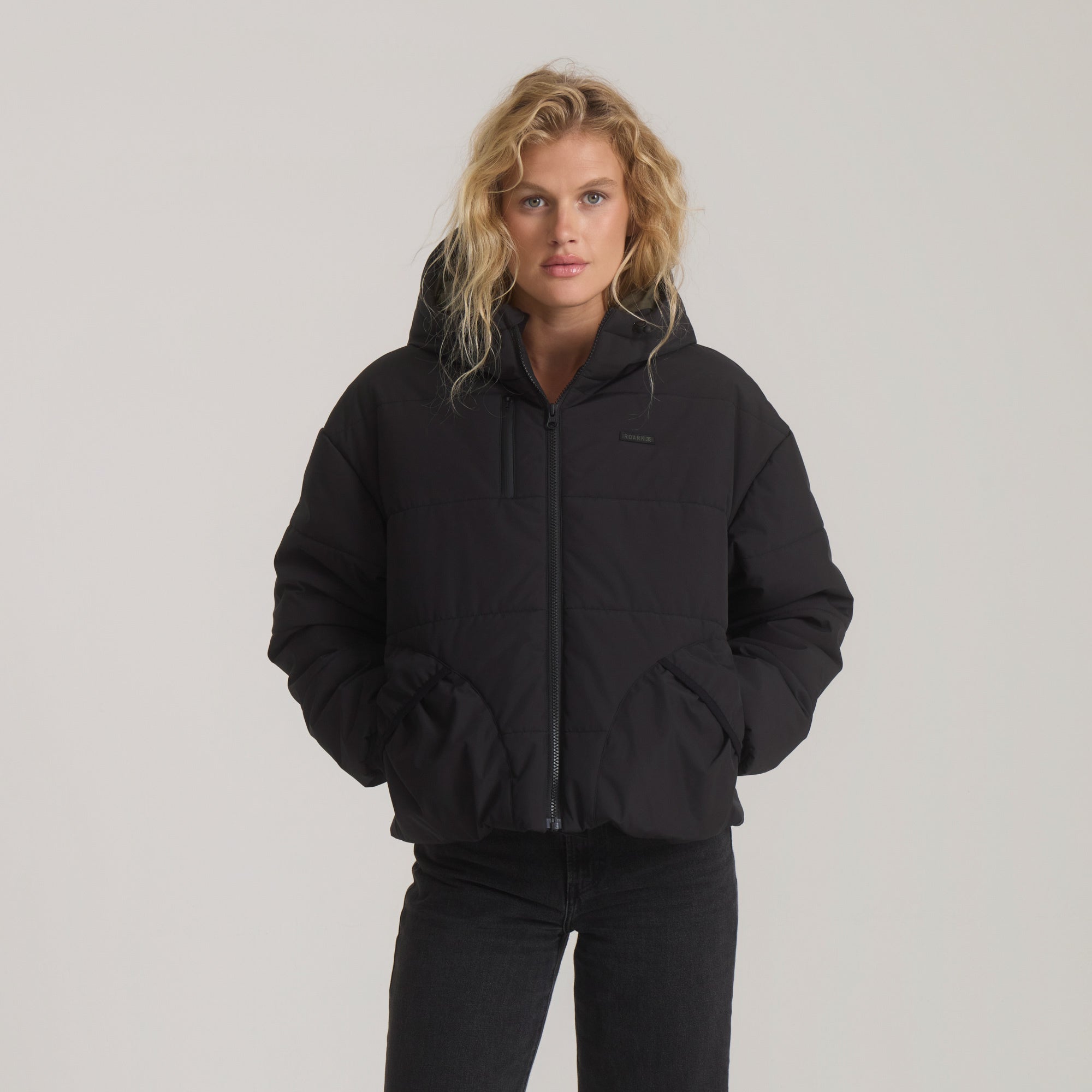 Hokkaido Pufferjacke — Schwarz