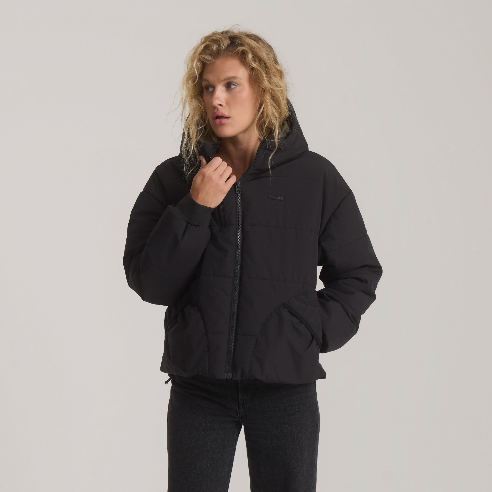 Hokkaido Pufferjacke — Schwarz