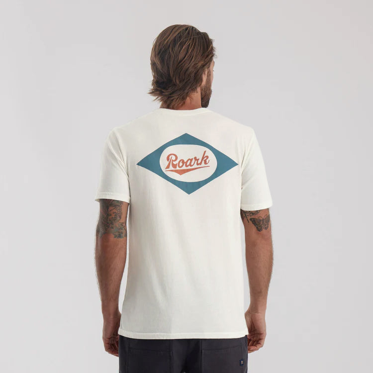 Diamond Script Premium-T-Shirt - Cremeweiß
