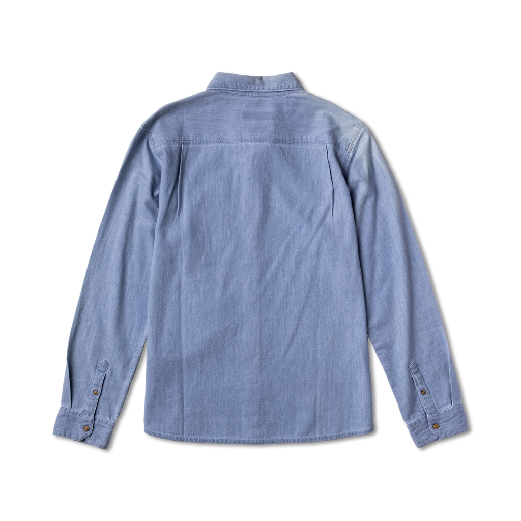 Scholar Chambray Button Up Shirt - Bleached