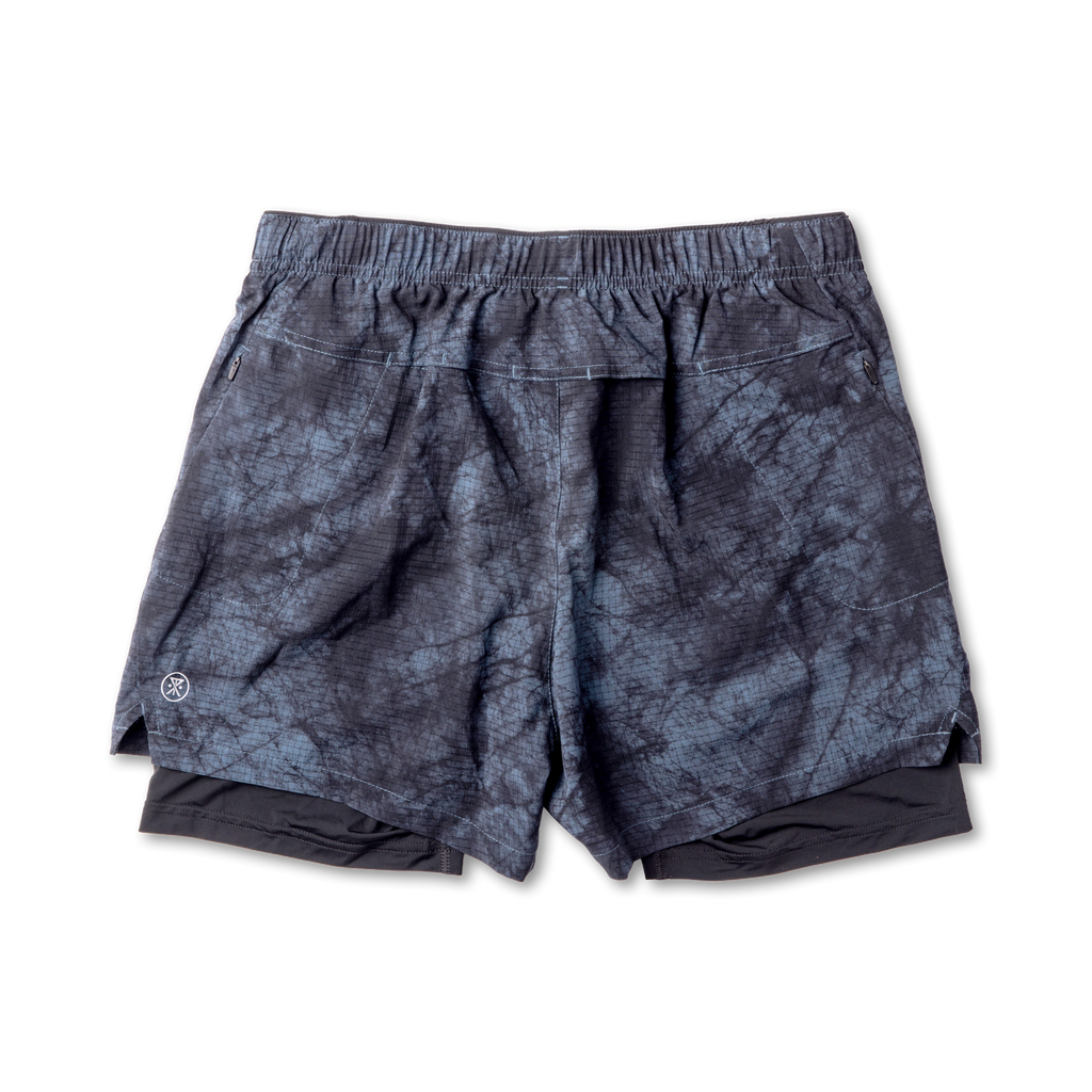 Bommer 3.5' Shorts - Marine Tie Dye