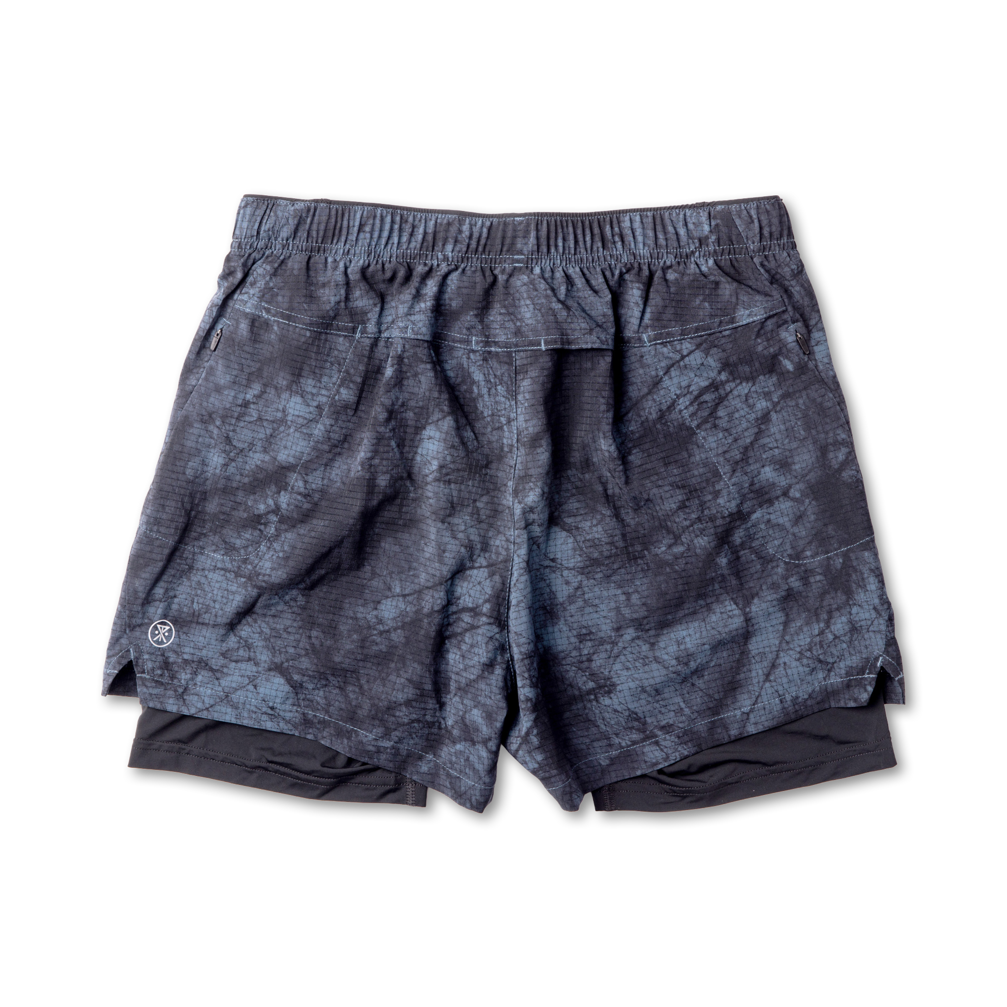 Bommer 3.5' Shorts - Marine Tie Dye