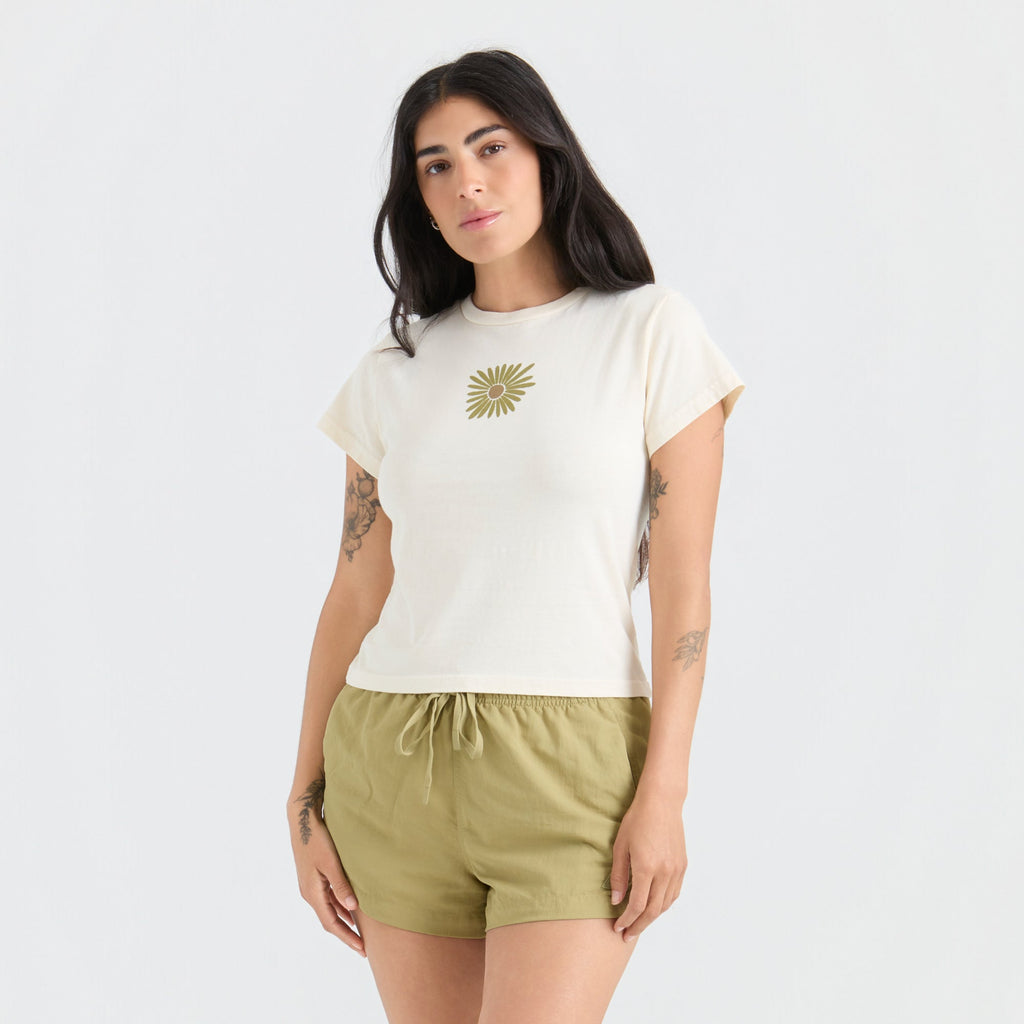 Blume Muse Premium-T-Shirt - Knochen