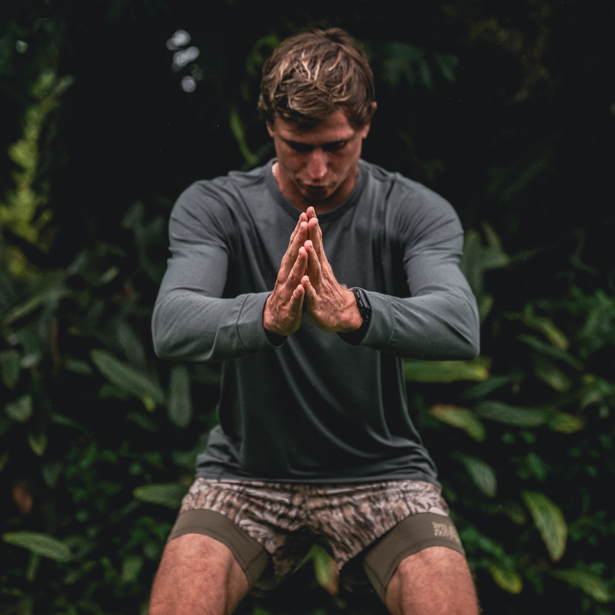 Mathis Active Langarm Tee - Kohle