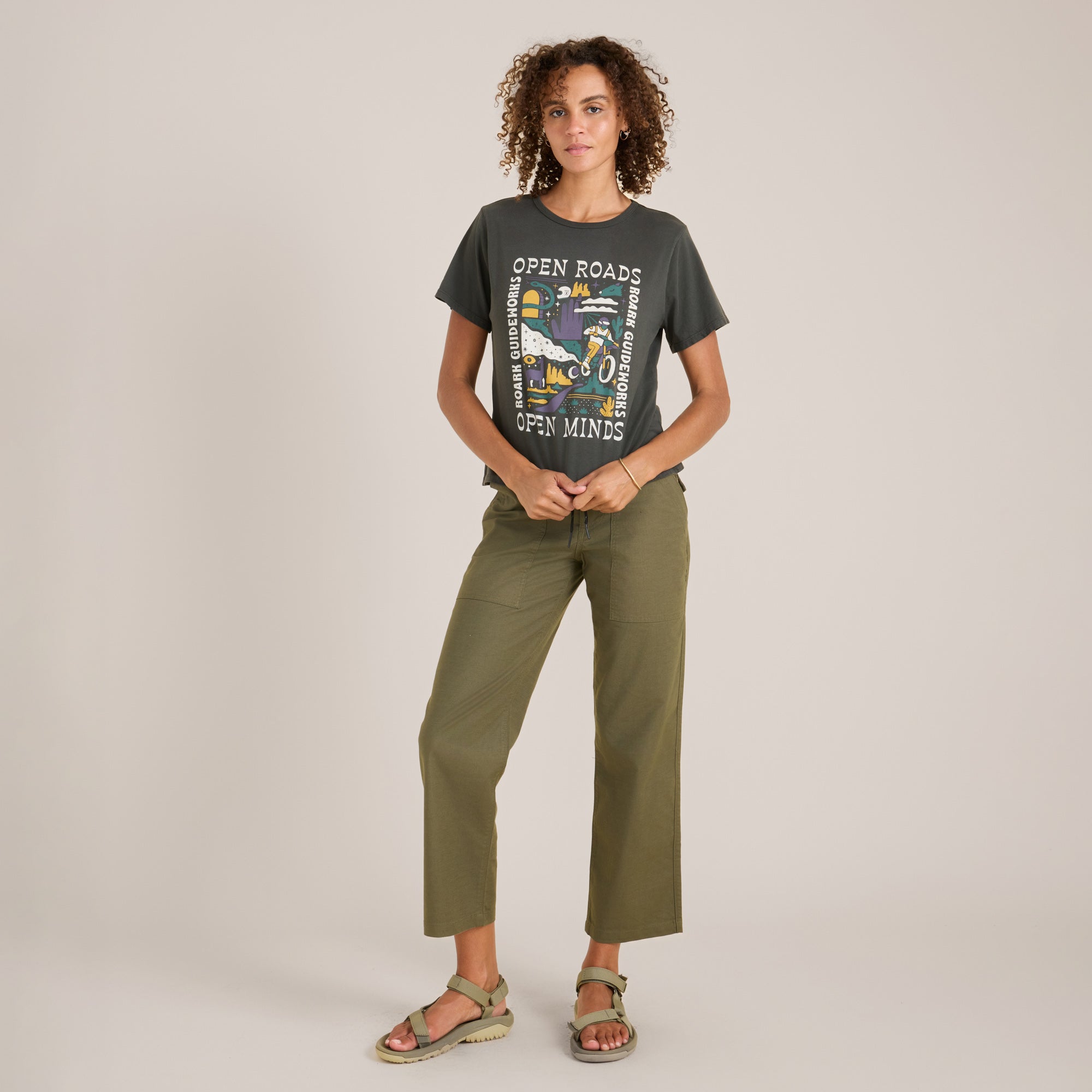 Open Roads Everyday Premium-T-Shirt - Dark Military