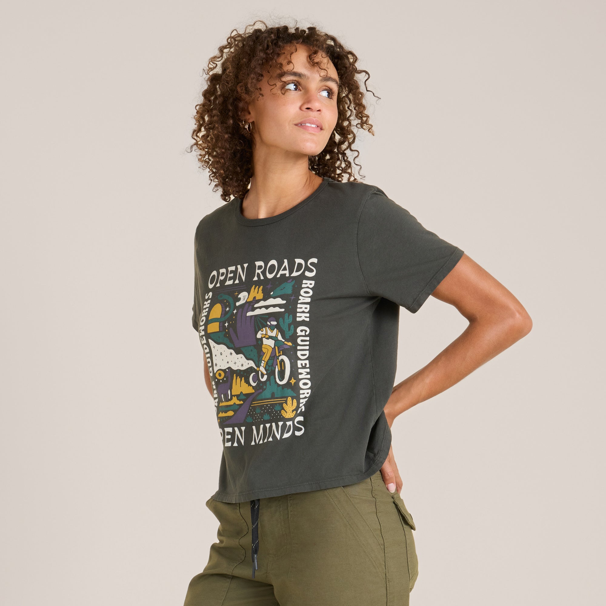 Open Roads Everyday Premium-T-Shirt - Dark Military