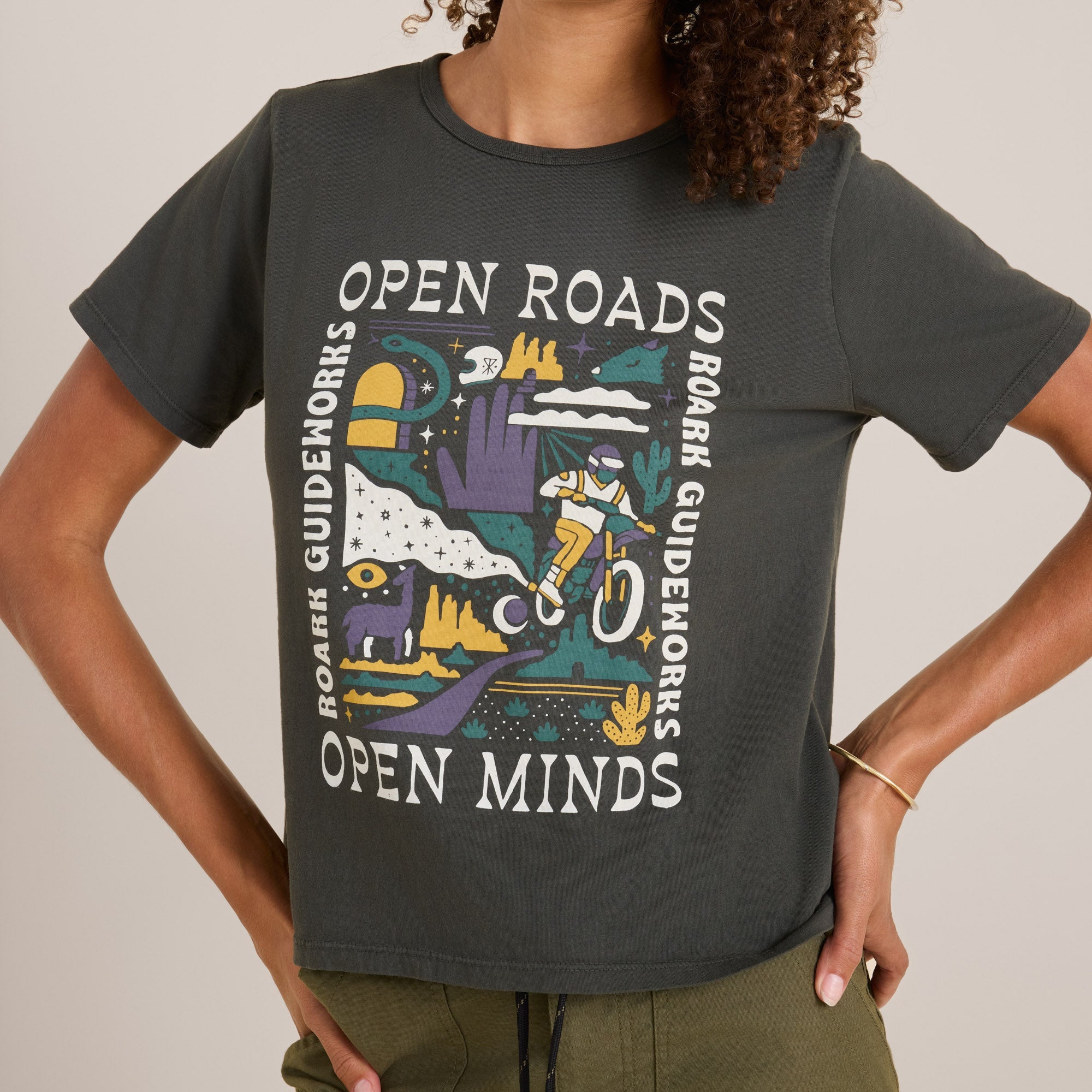 Open Roads Everyday Premium-T-Shirt - Dark Military