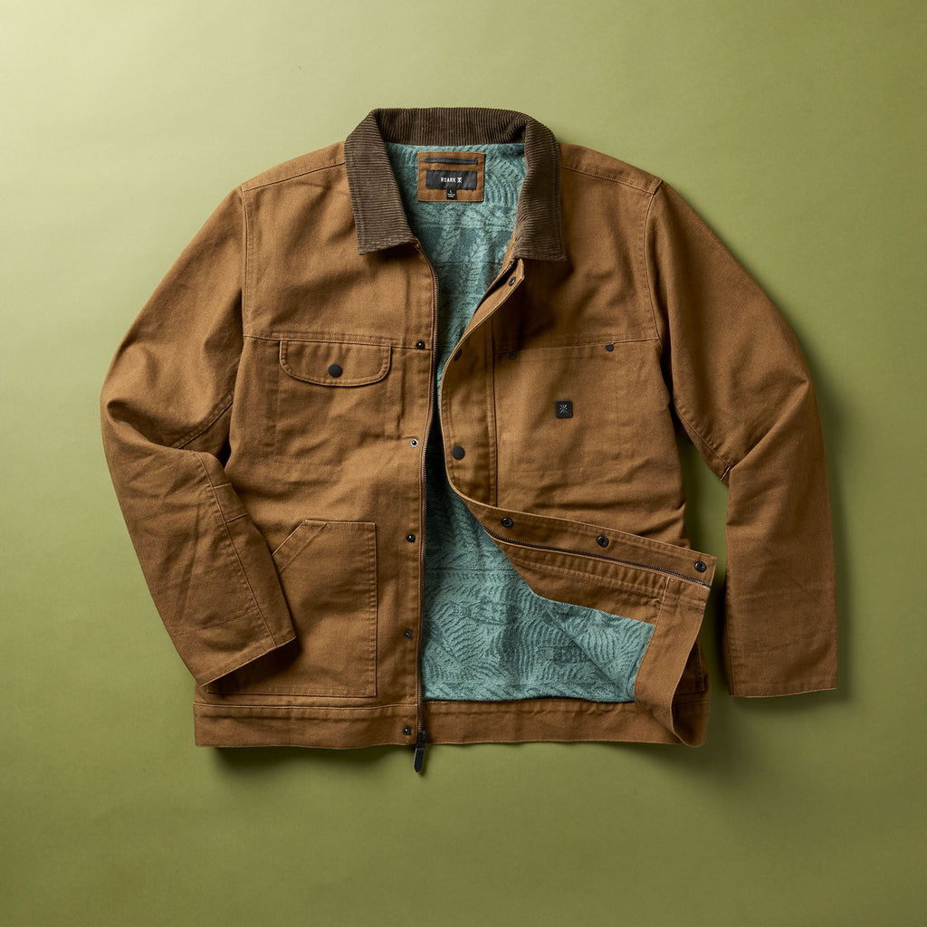 Open Roads Waxed Canvas Jacke - Otter