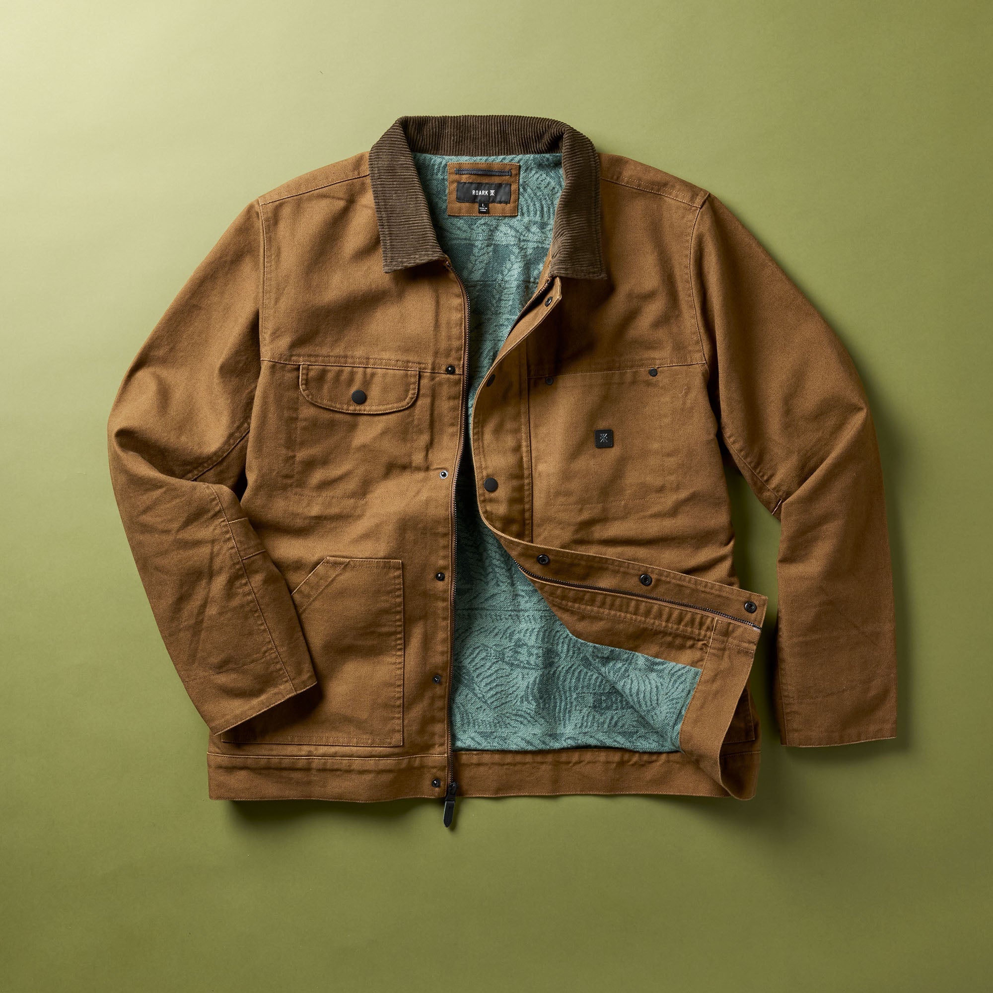 Open Roads Waxed Canvas Jacke - Otter