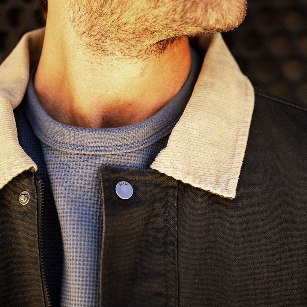 Open Roads Waxed Canvas Jacke - Onyx