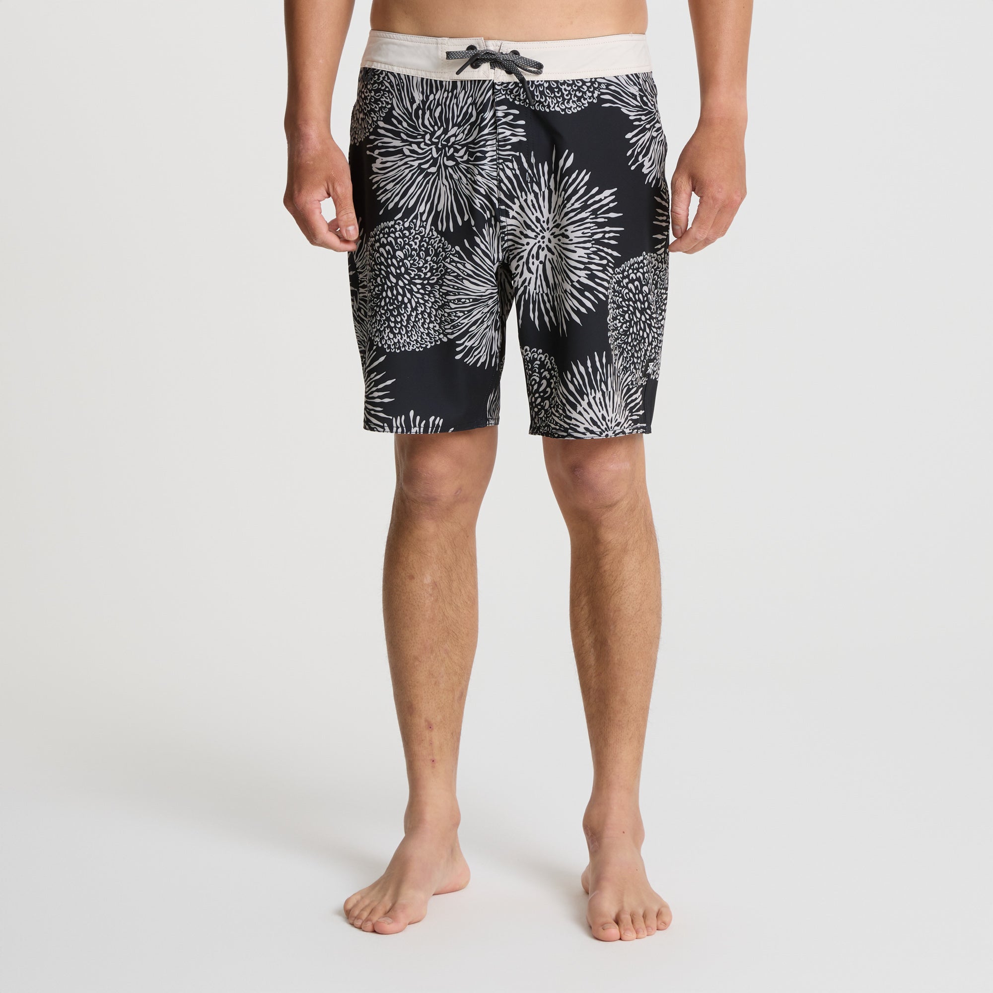 Passage 18,5' Boardshorts - Schwarze Florale