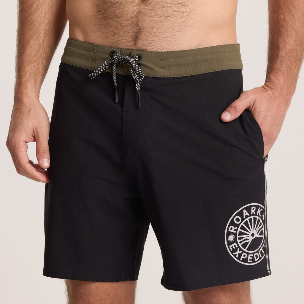Chiller Boardshorts — Schwarz