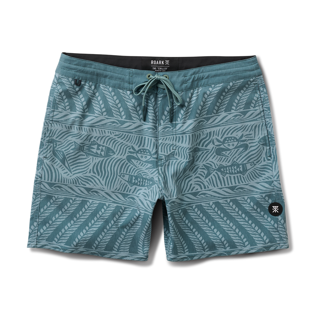 Chiller Boardshorts — Schiefergrün