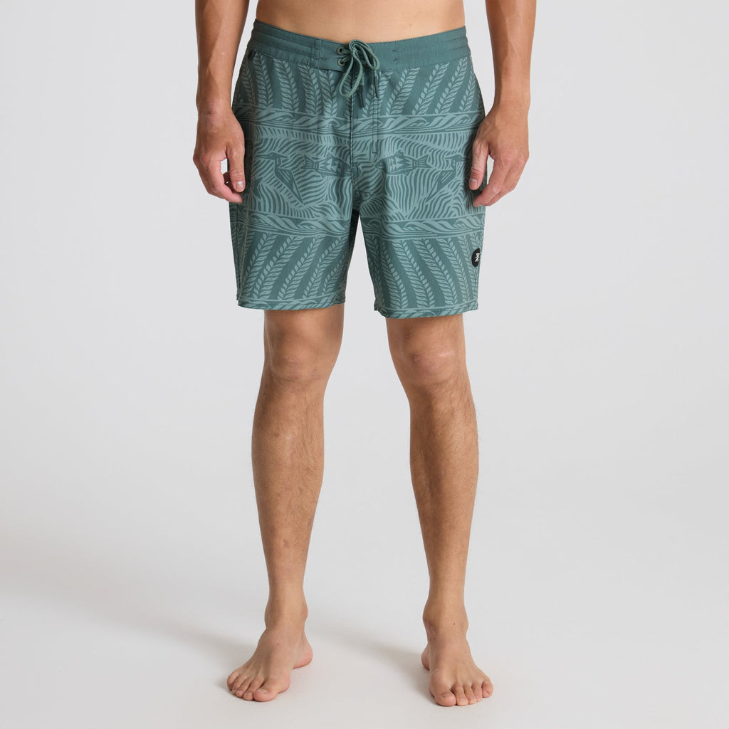 Chiller Boardshorts — Schiefergrün