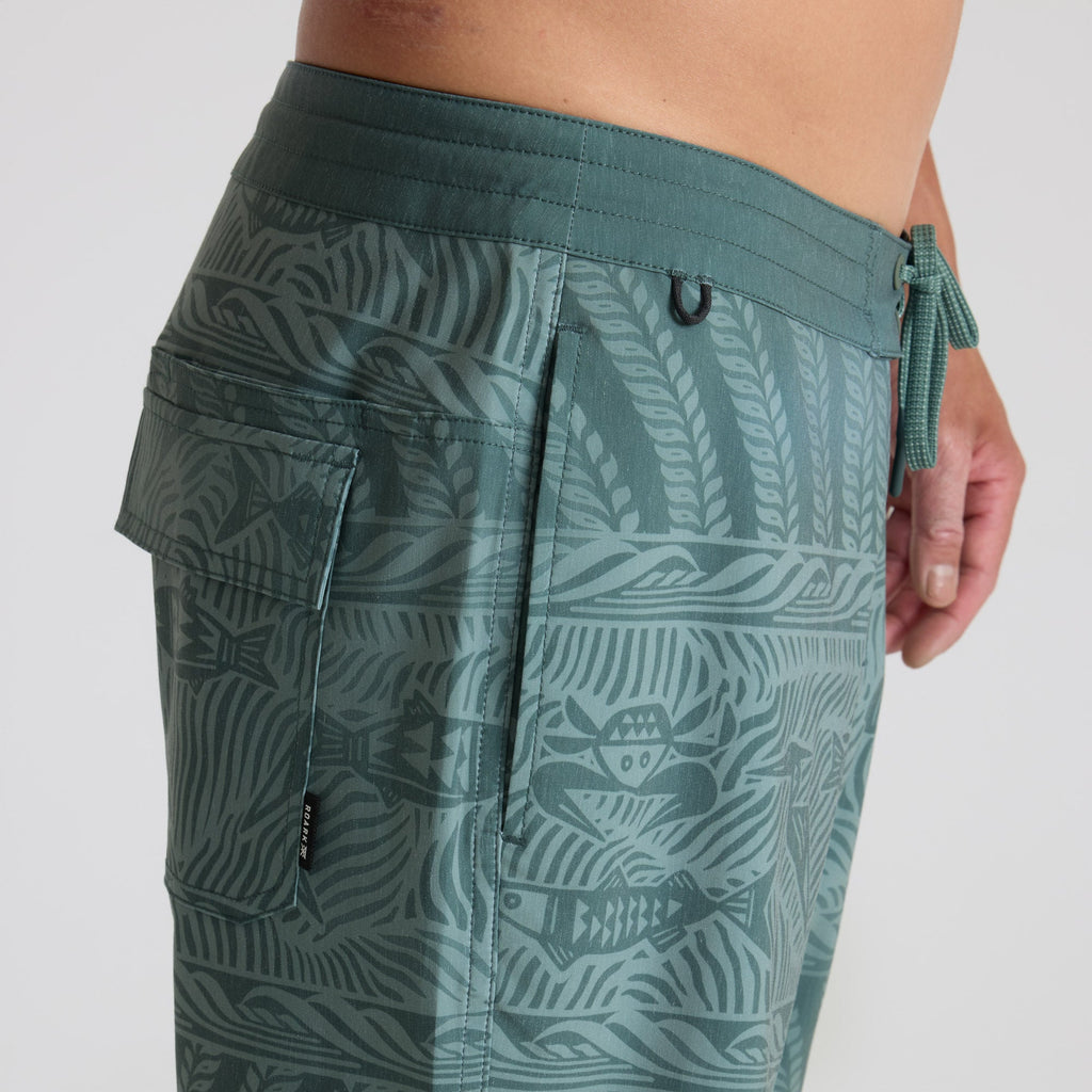 Chiller Boardshorts — Schiefergrün