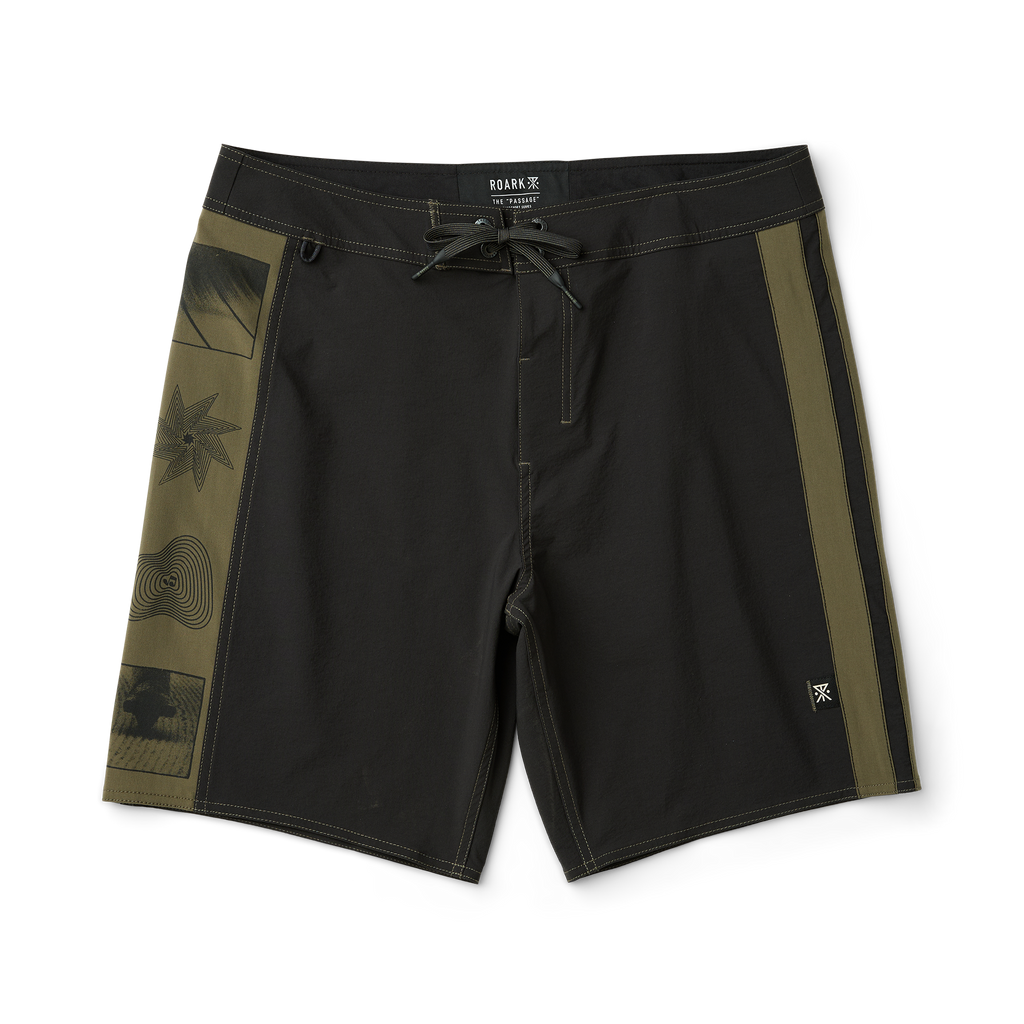 Passage Panel 18.5' Boardshorts - Schwarz