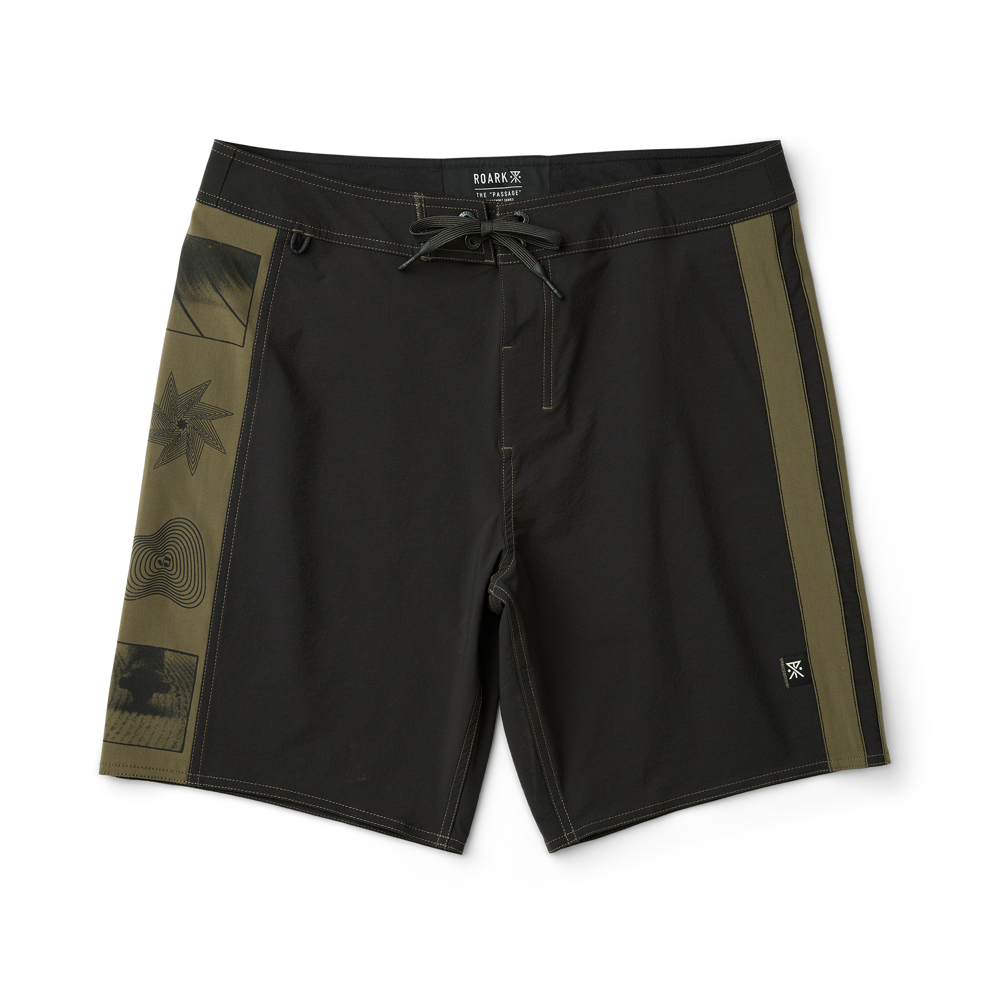 Passage Panel 18.5' Boardshorts - Schwarz