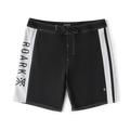 Passage Panel 18.5' Boardshorts - Schwarz/Weiß
