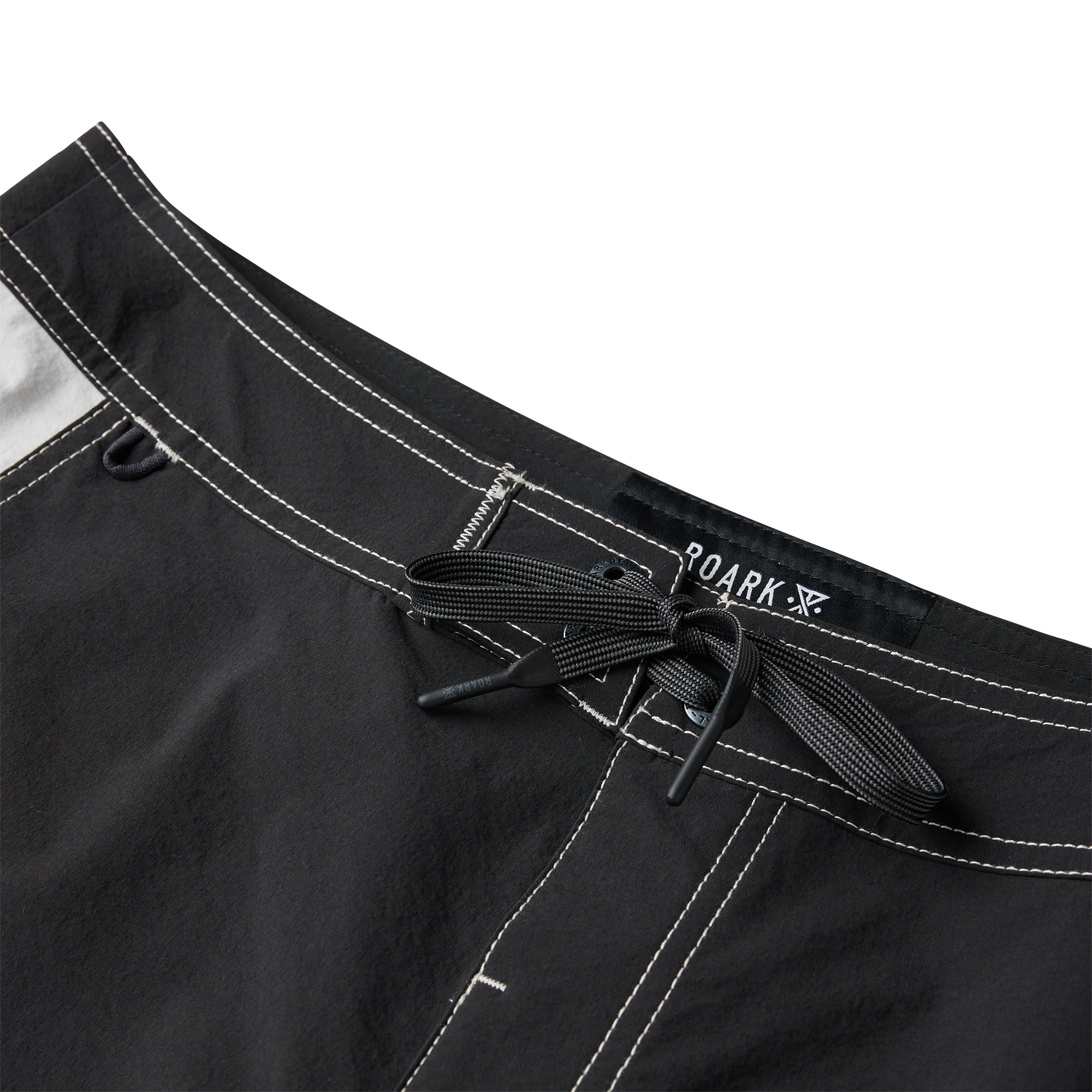 Passage Panel 18.5' Boardshorts - Schwarz/Weiß