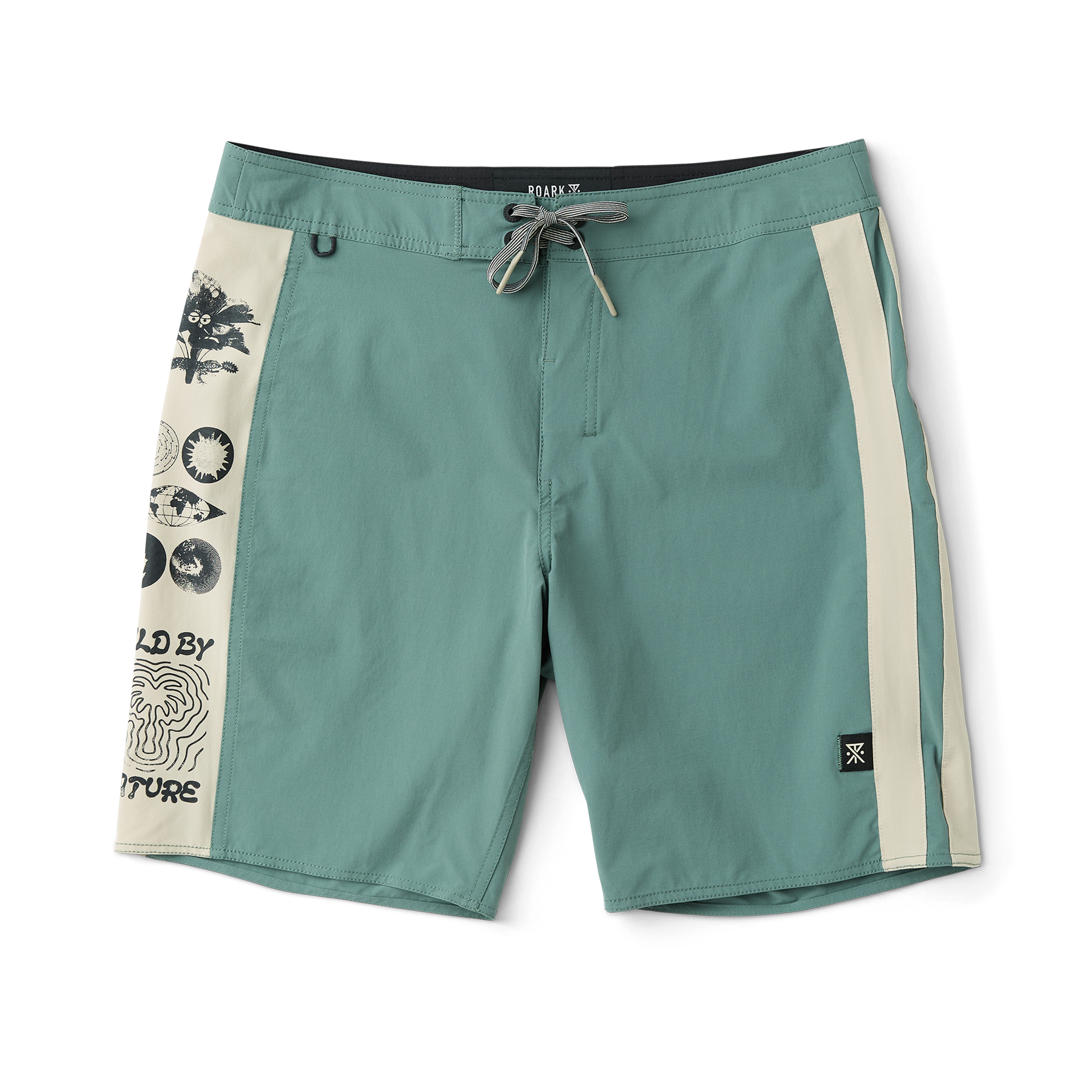 Passage Panel 18.5' Boardshorts - Schiefergrün