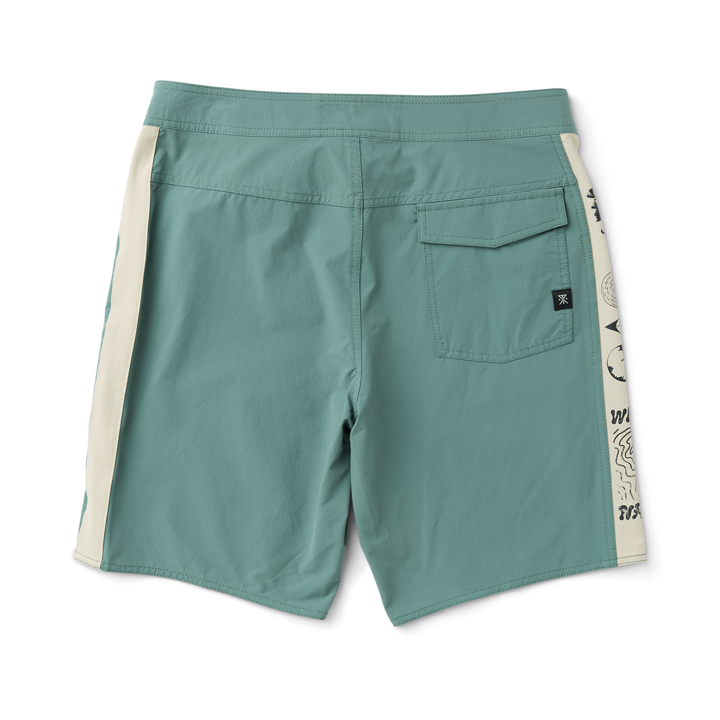 Passage Panel 18.5' Boardshorts - Schiefergrün