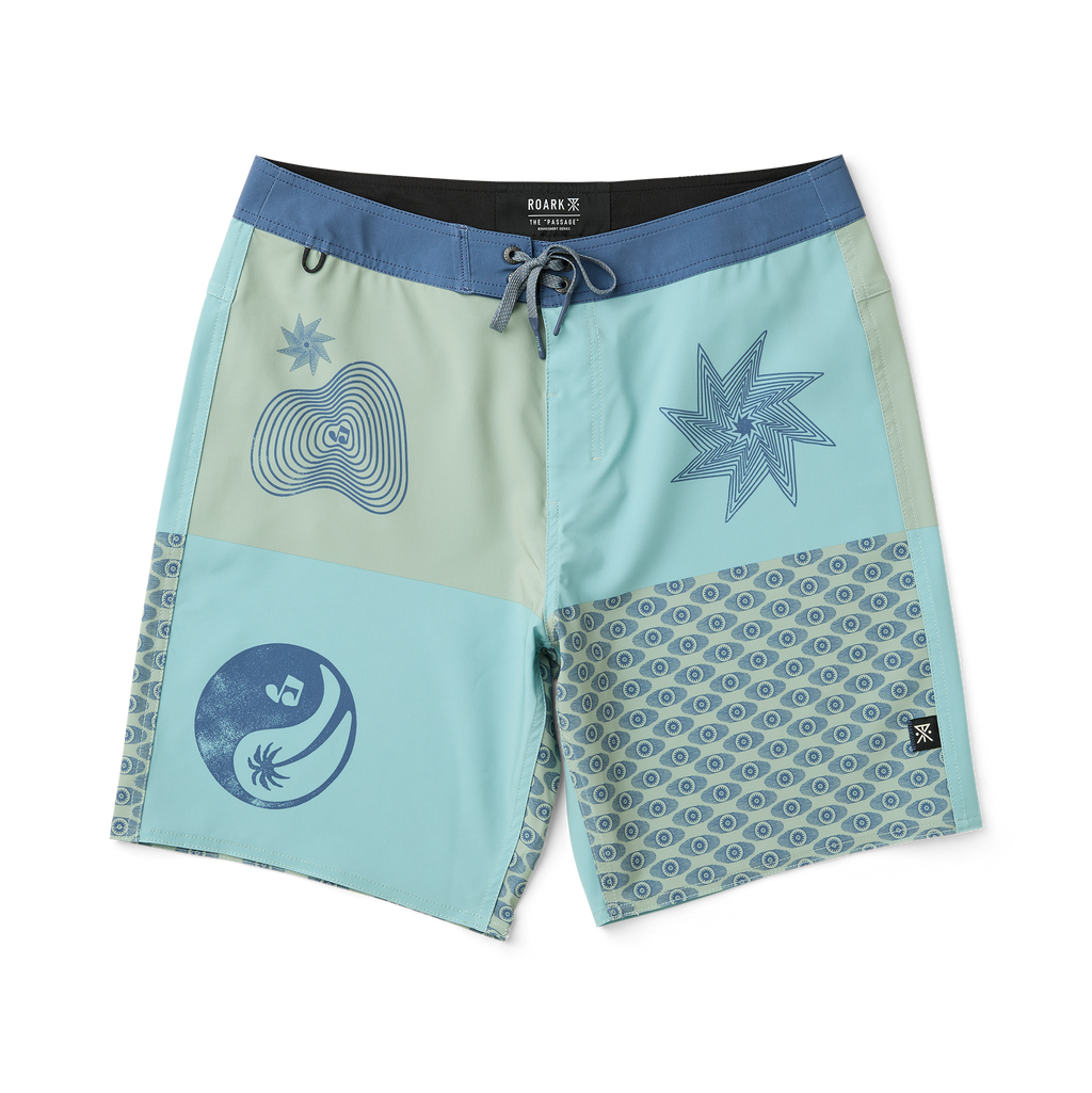 Passage 18.5' Boardshorts - Hazy Blau