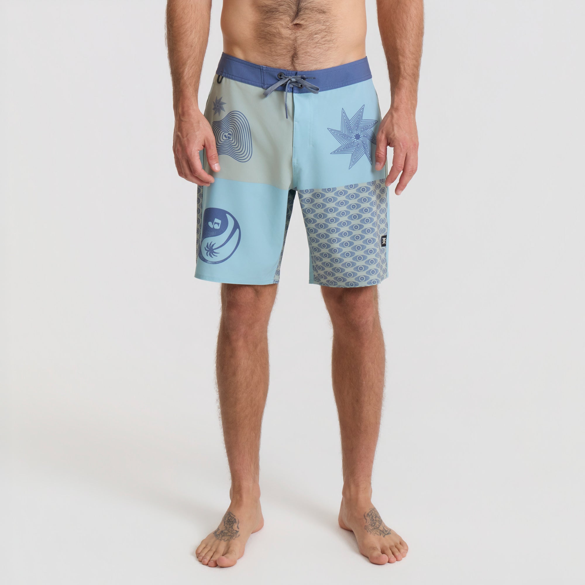 Passage 18.5' Boardshorts - Hazy Blau