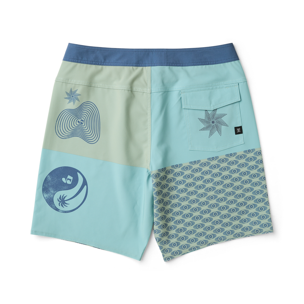 Passage 18.5' Boardshorts - Hazy Blau