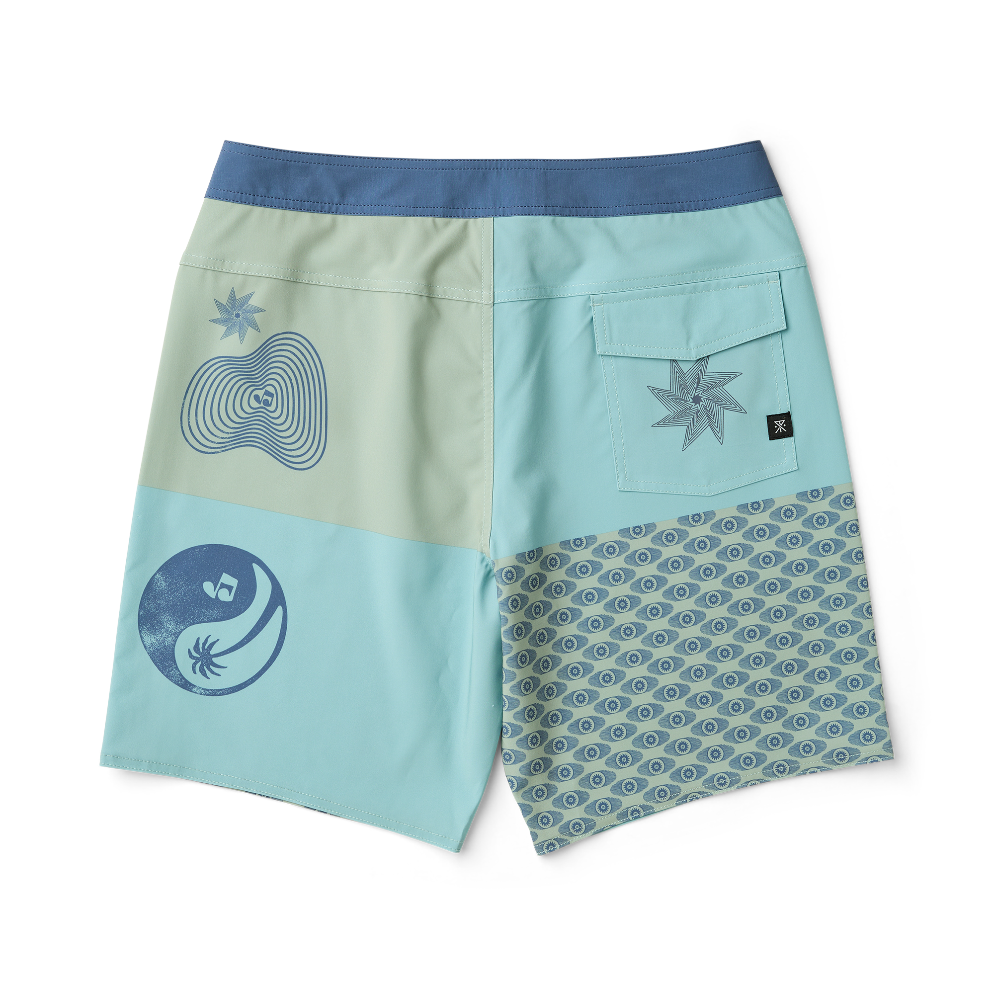 Passage 18.5' Boardshorts - Hazy Blau